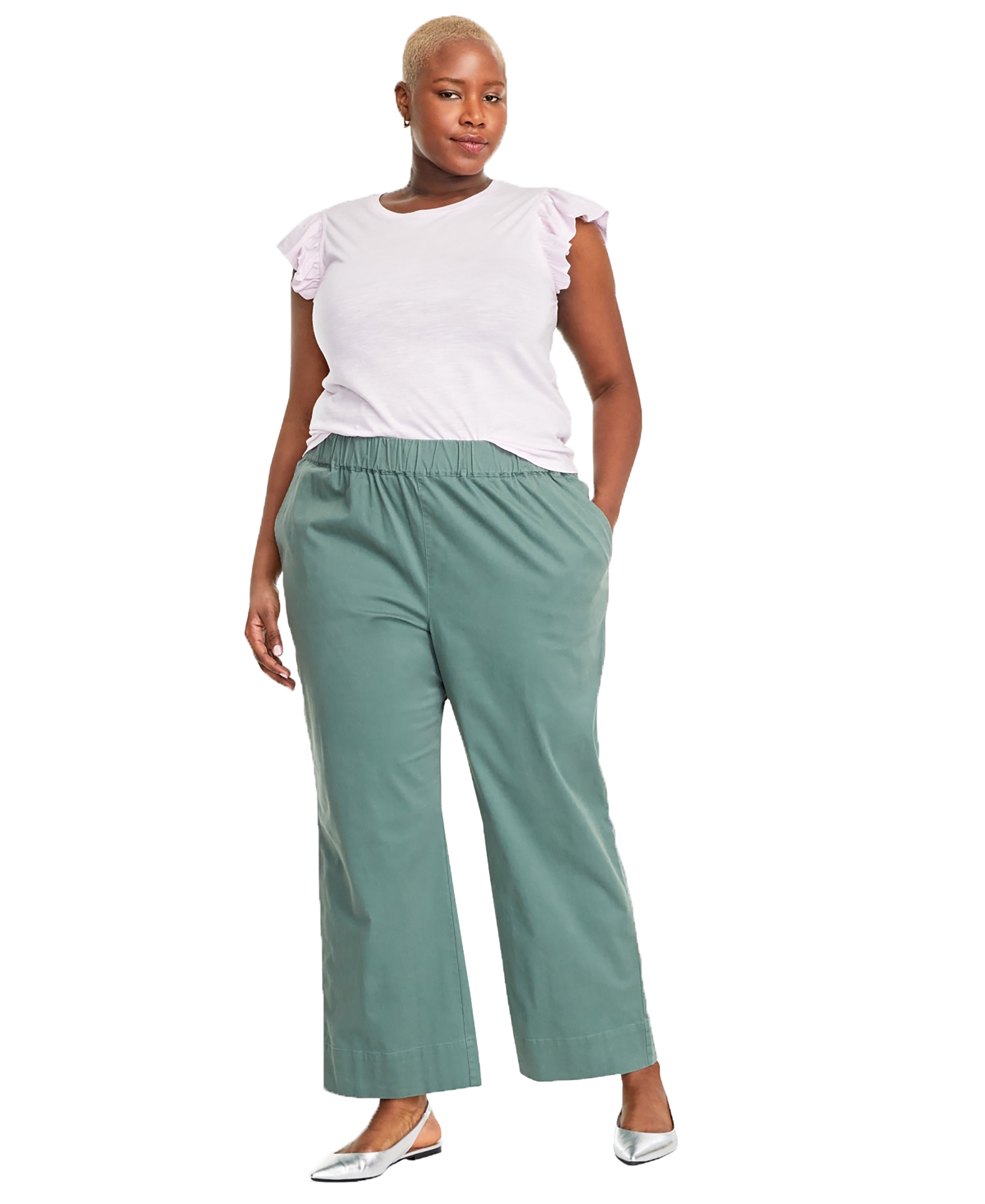 Modern Plus Size Pull-On Chino Signature Pants