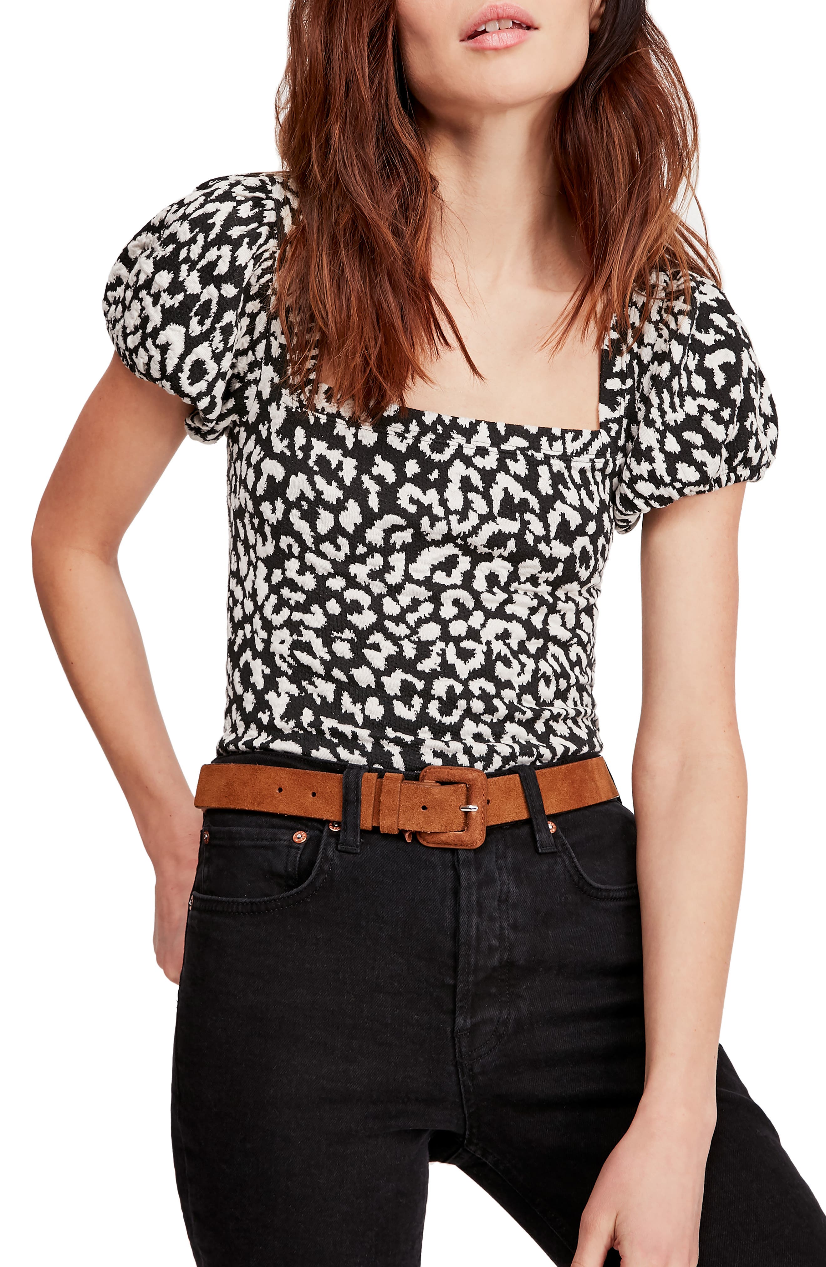 Free People No Type Printed T-Modern Shirt