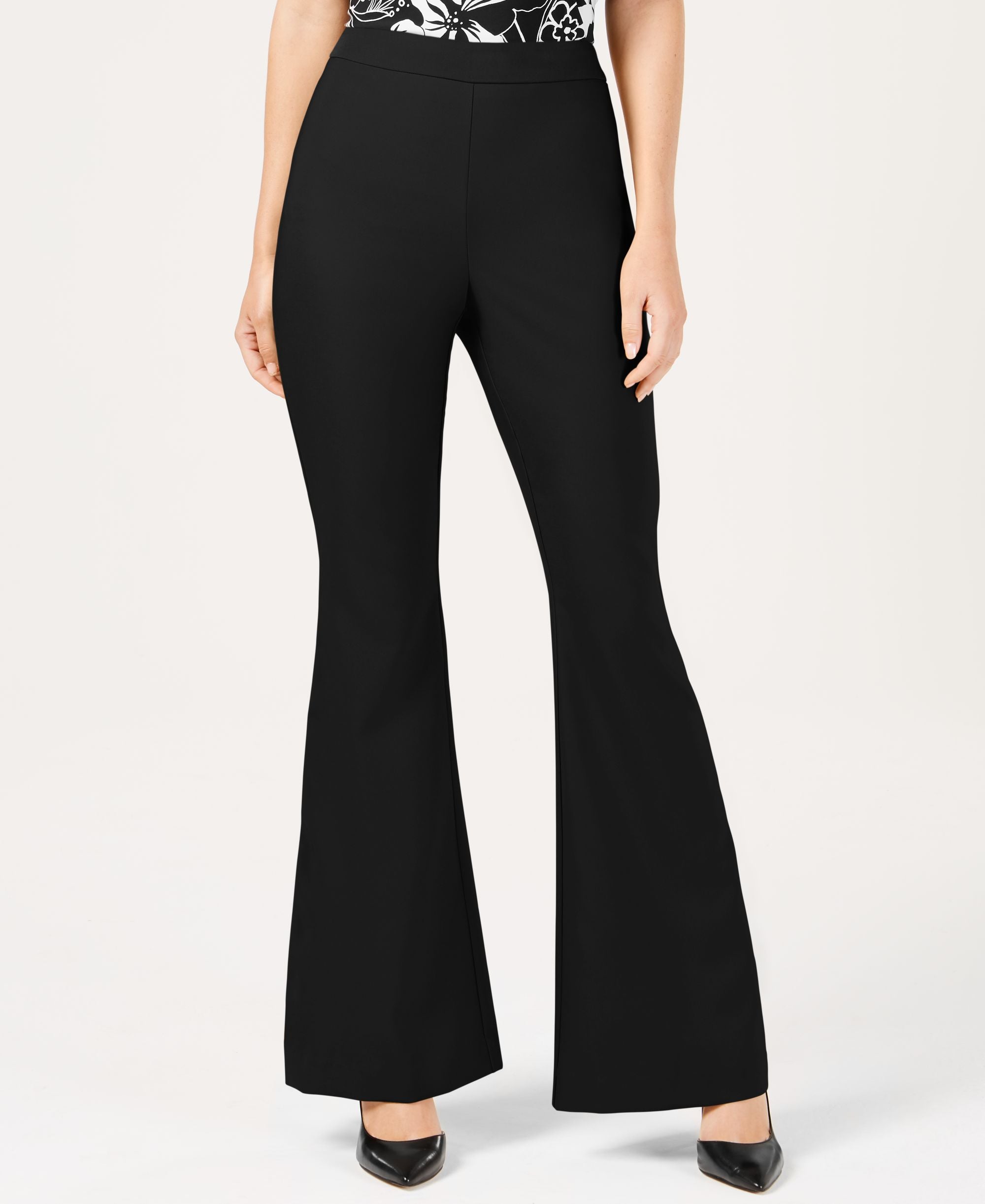 Wide-Leg Suit Signature Pants