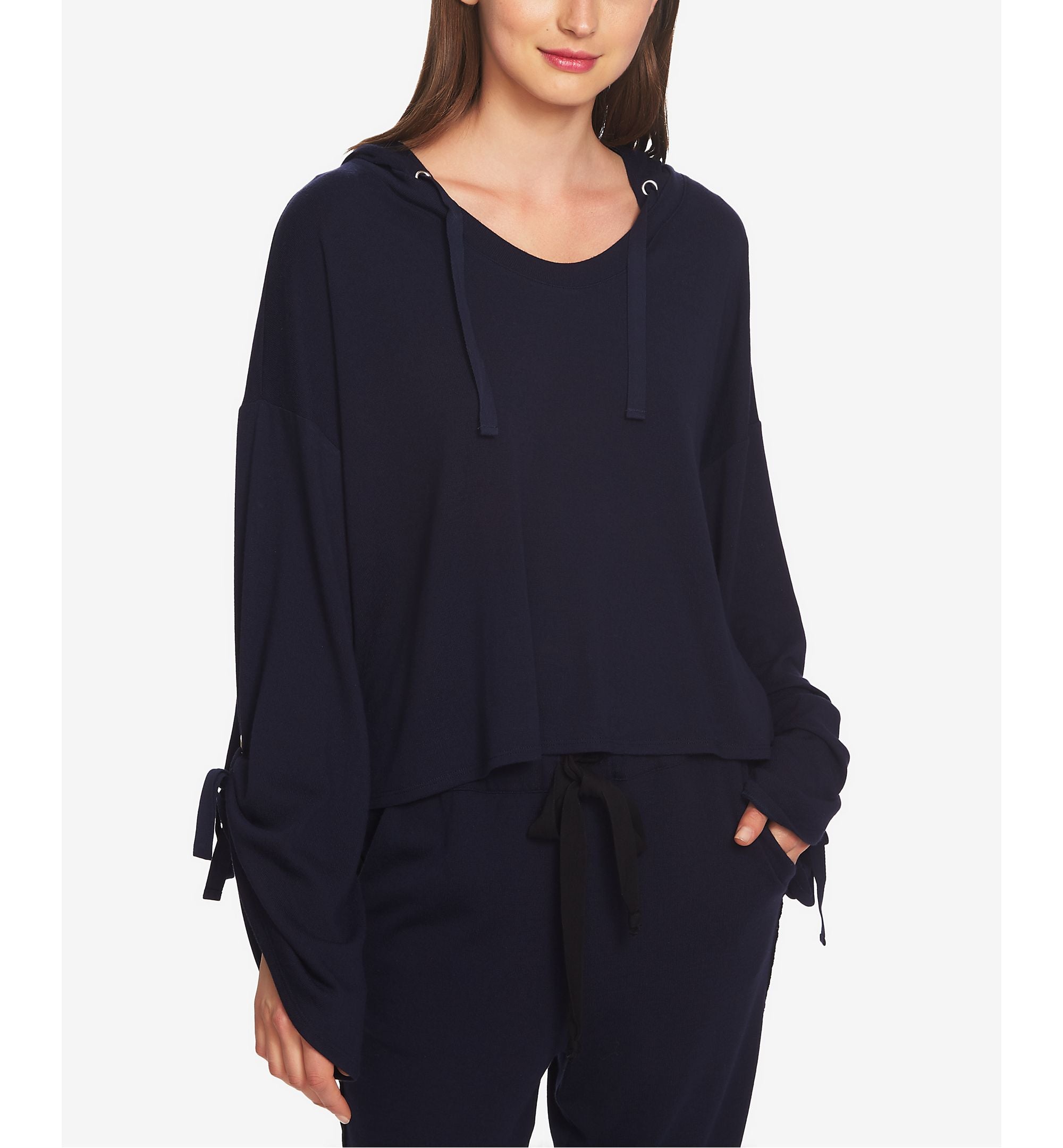 1.State Grommet Sleeve Hoodie