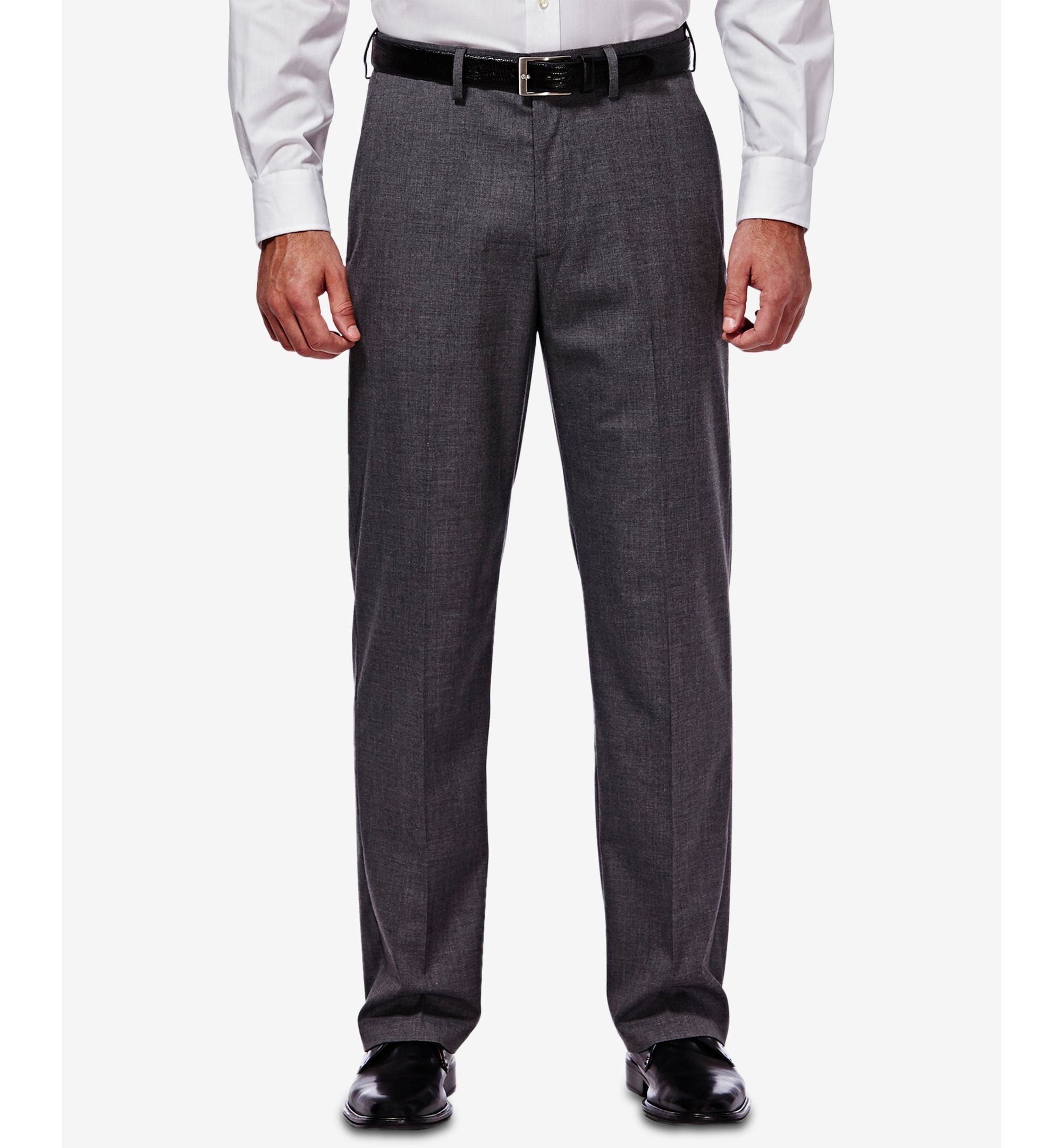 J.M. Men�s Timeless/ Regular Fit Stretch Sharkskin Suit Signature Pants