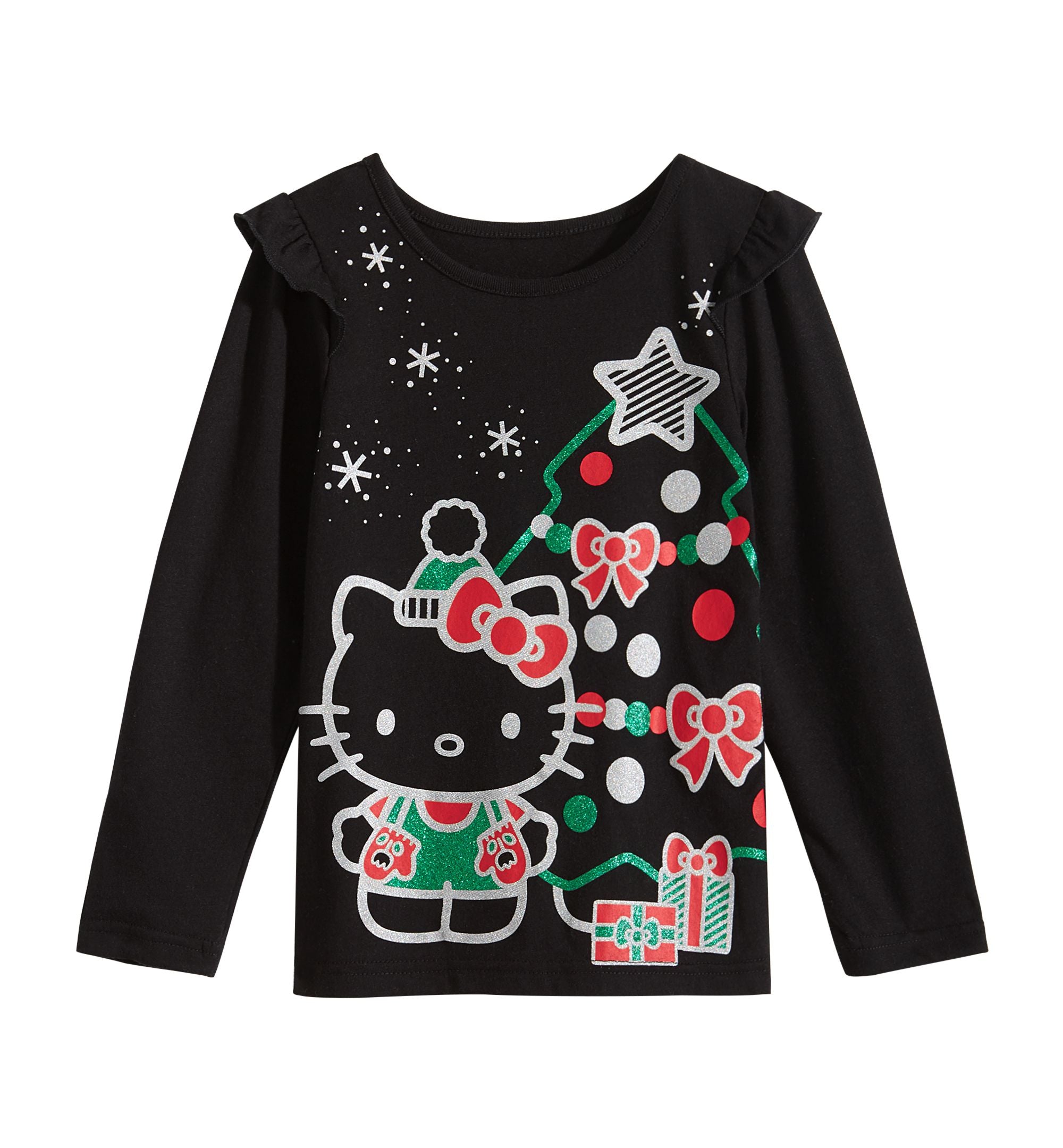 Hello Kitty Toddler Girls Graphic Print T-Modern Shirt
