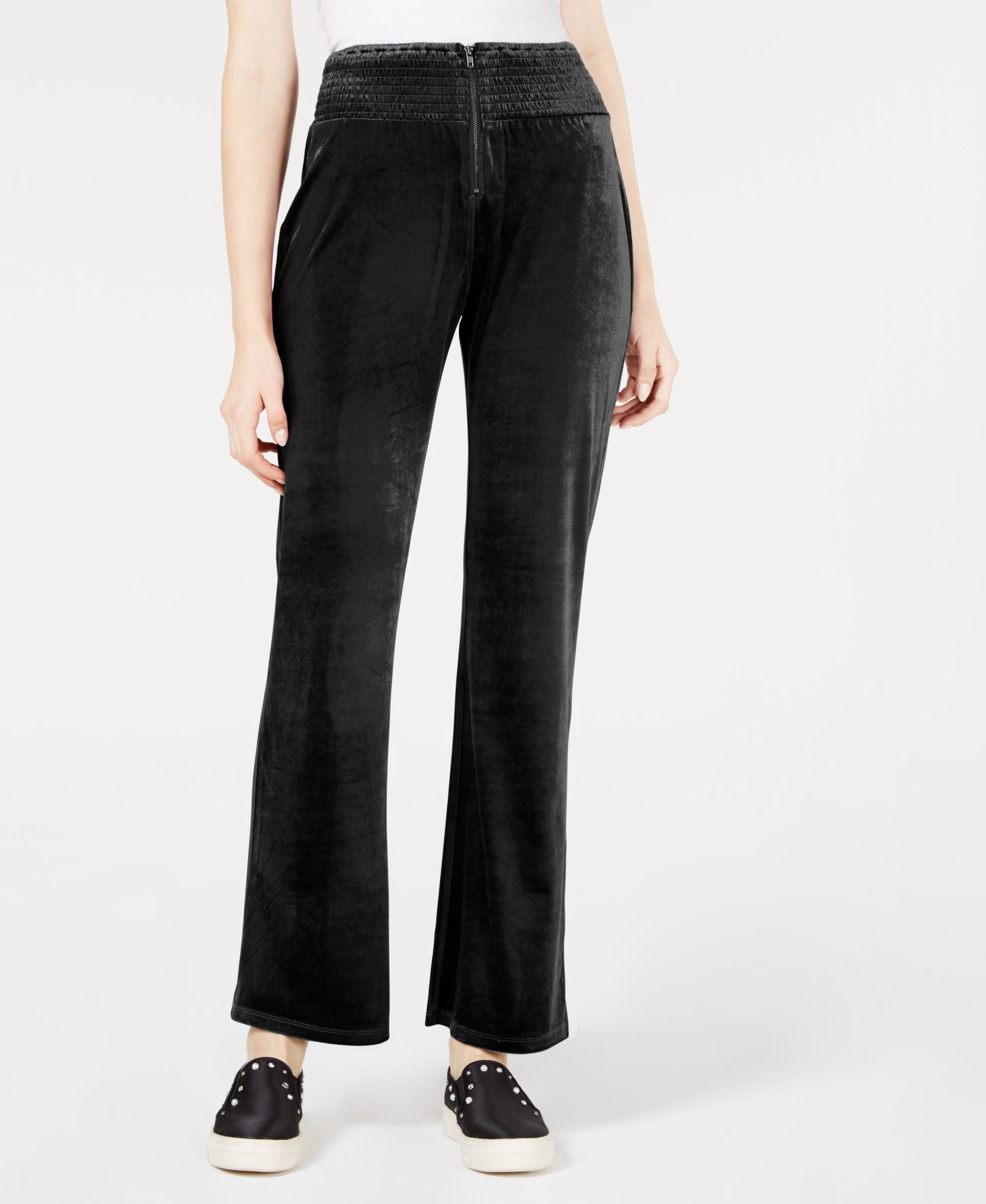 Juniors' Velvet Soft Signature Pants