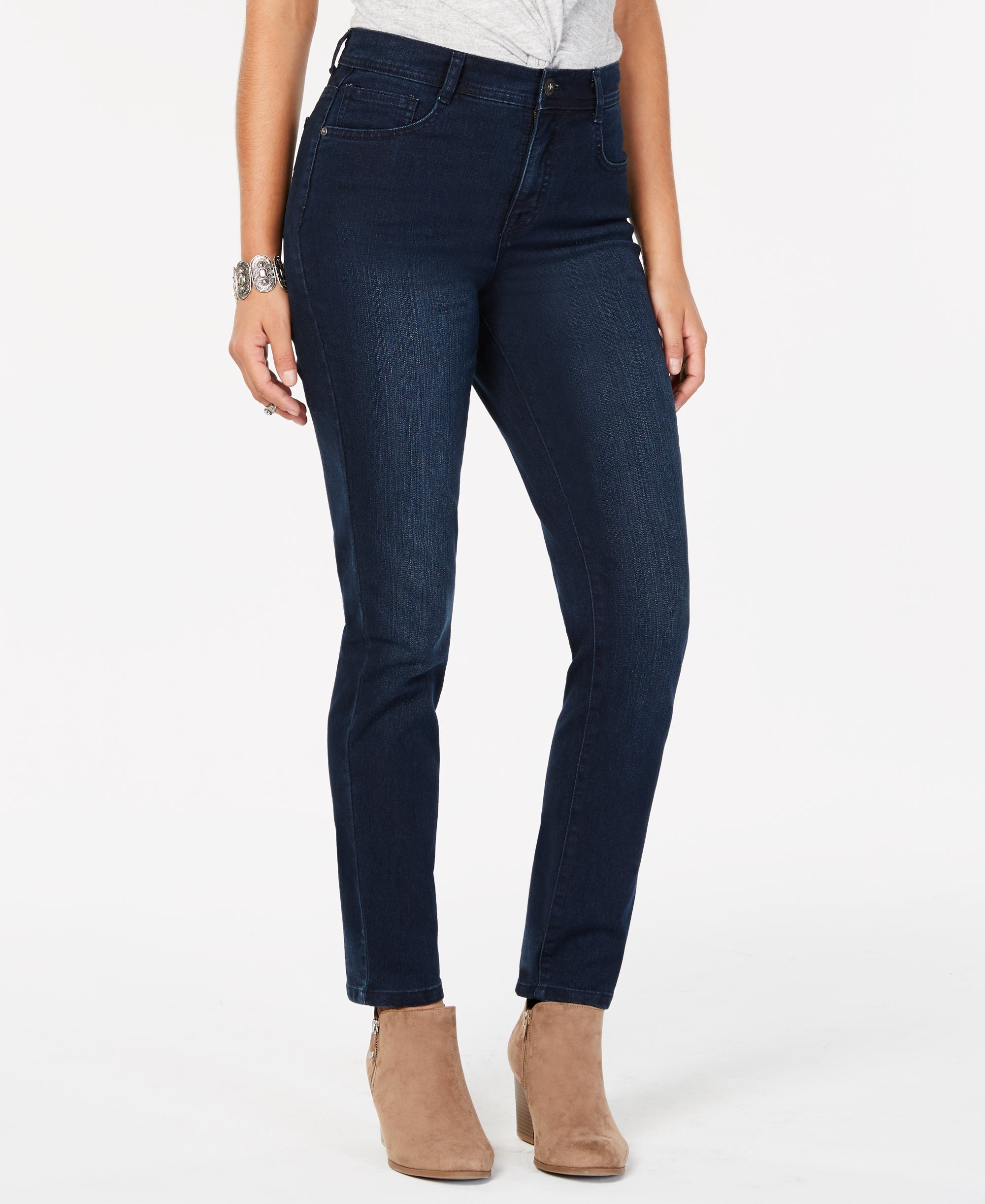 Women's Slim-Cut-Leg Premium Jeans in Regular and Short Lengths