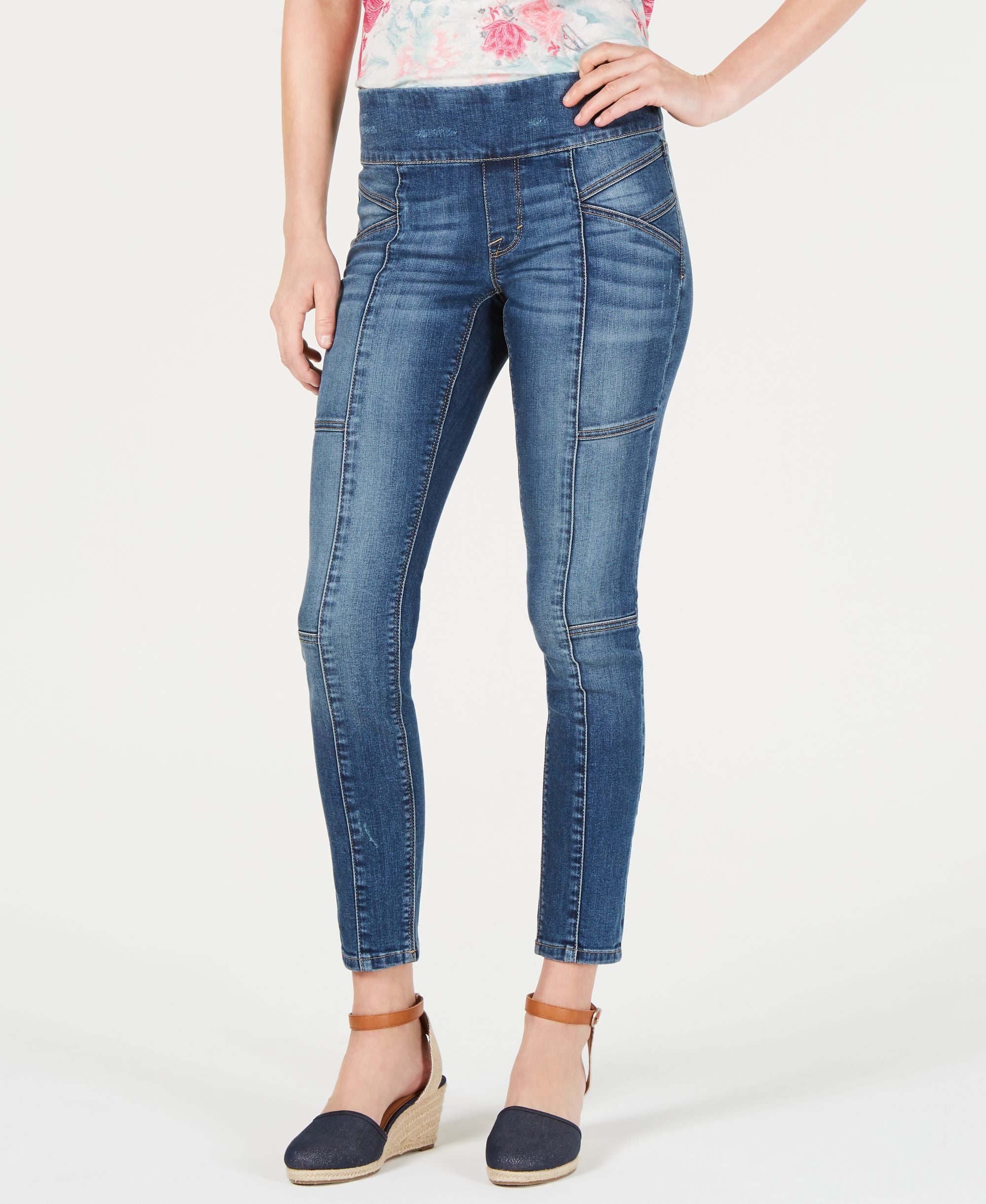 Style & Co Seam Front Comfort-Waist Premium Jeans