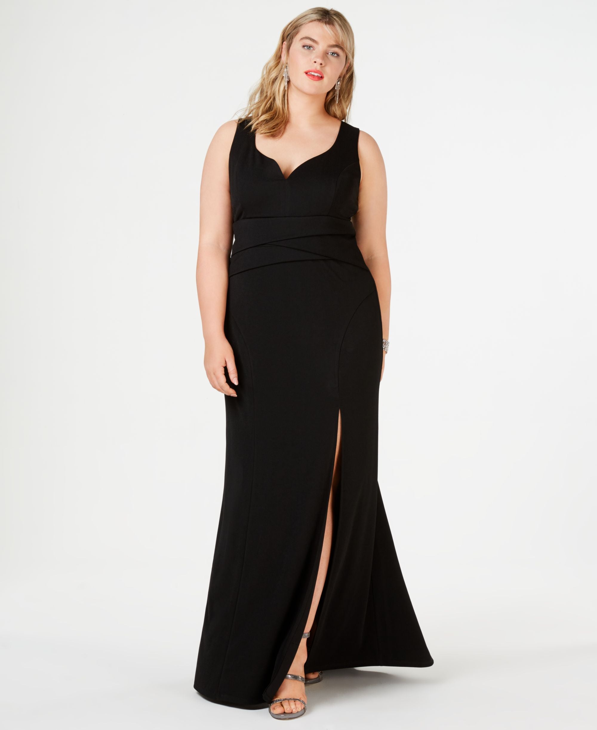 Emerald Sundae Modern Plus Size Sweetheart Gown