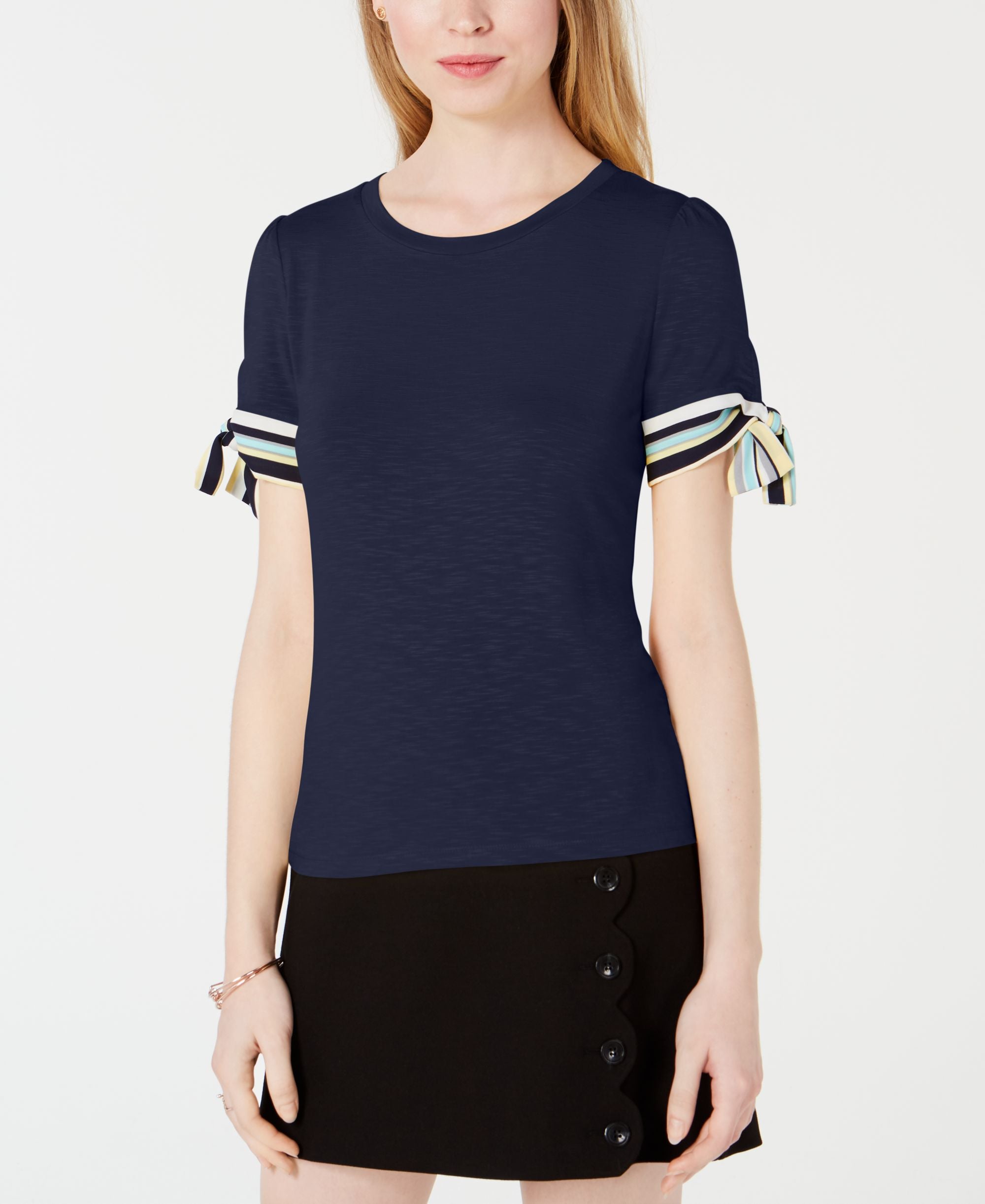 Maison Jules Tie Sleeve Premium Top