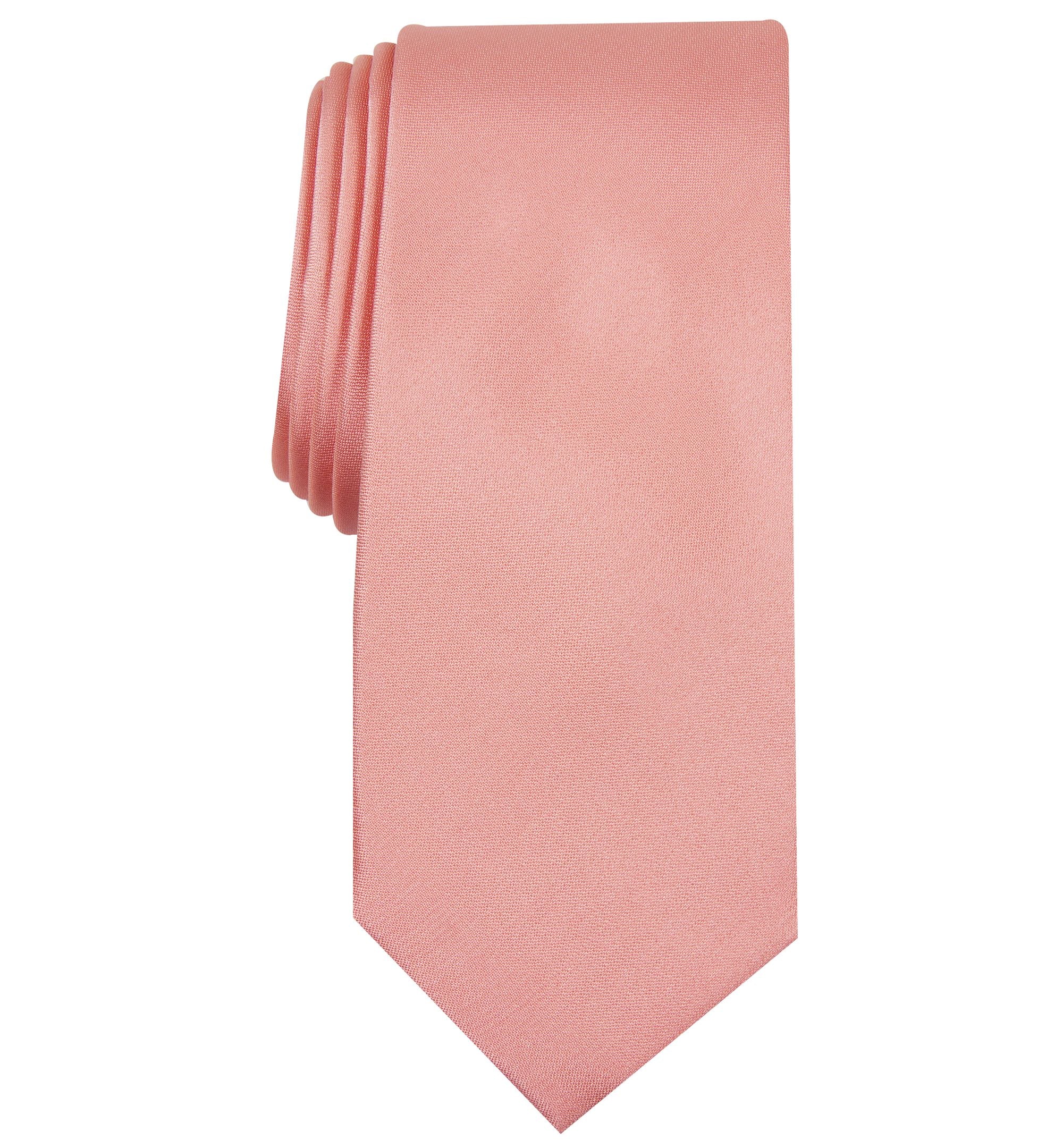 Men's Solid Texture Slim-Cut Tie