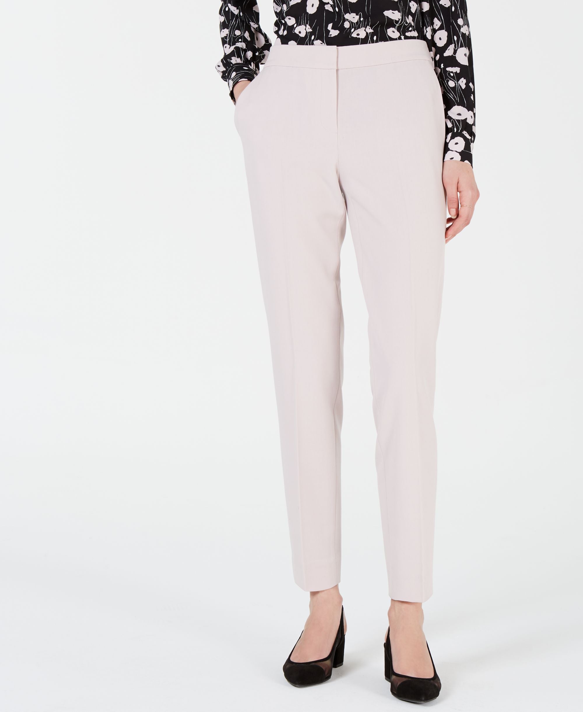 Bar III Bi Stretch Straight-Cut Signature Pants