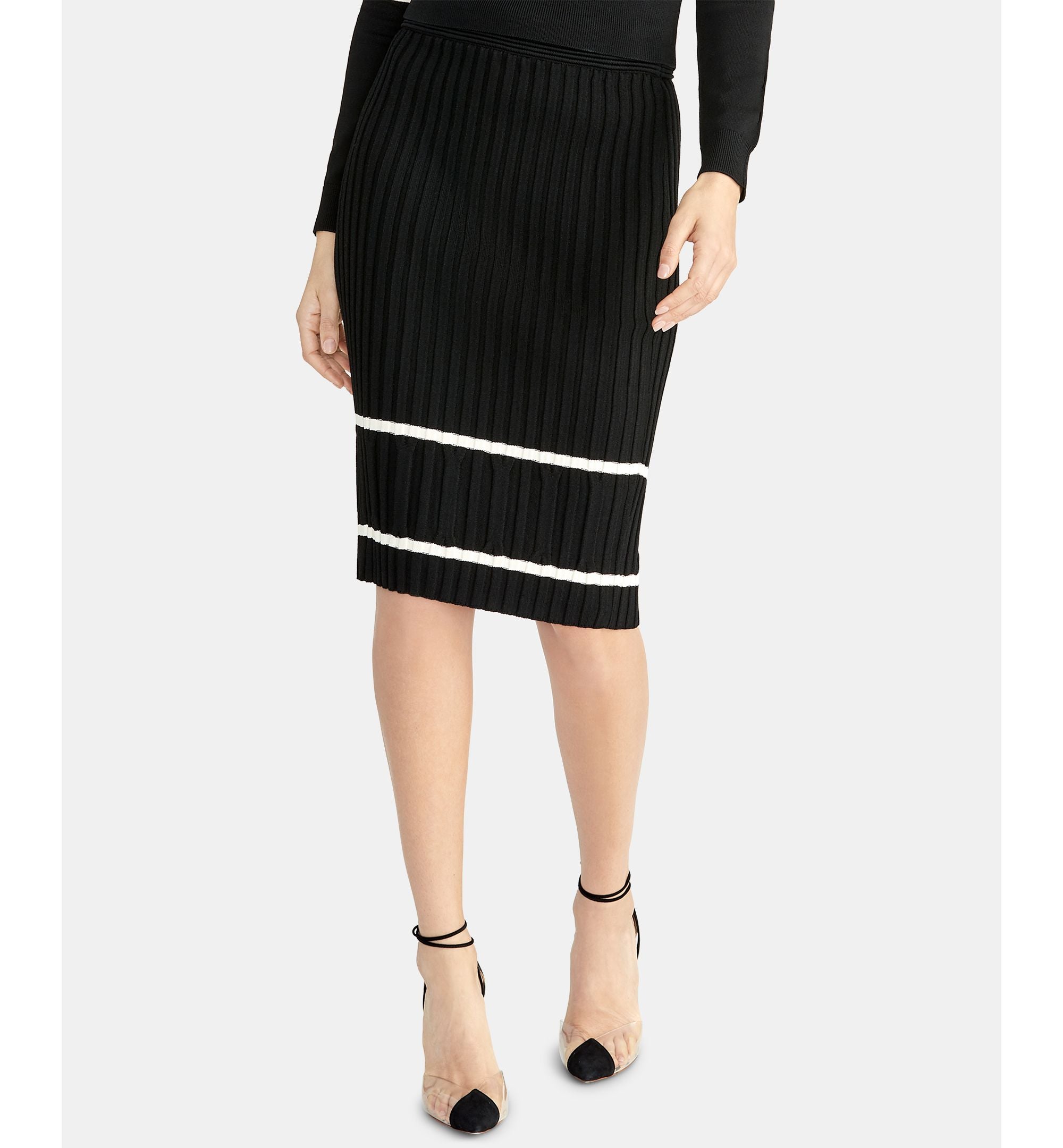 Rachel Rachel Roy Ribbed Pencil Sweater Modern Skirt