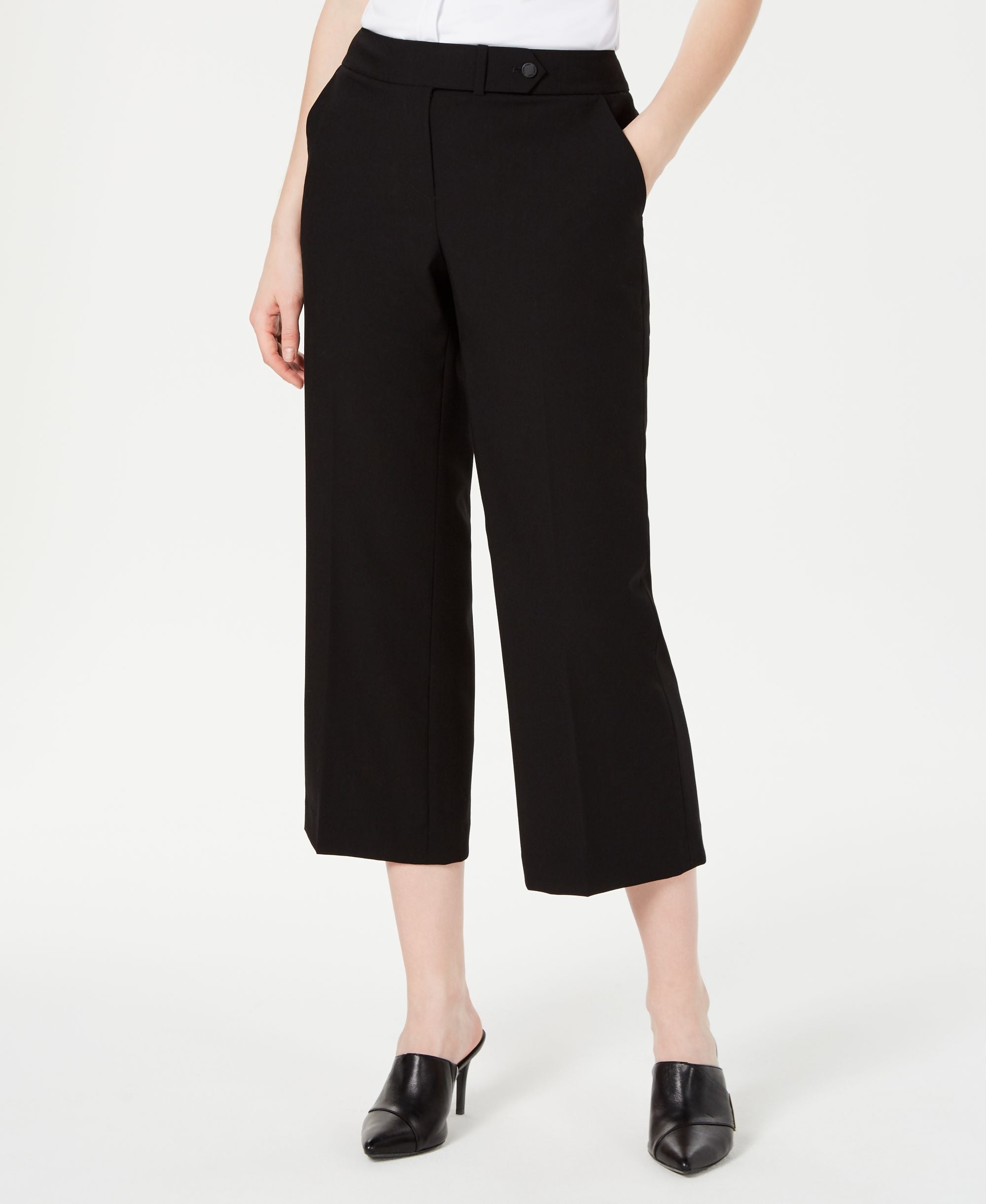 Calvin Klein Curvy Cropped Signature Pants