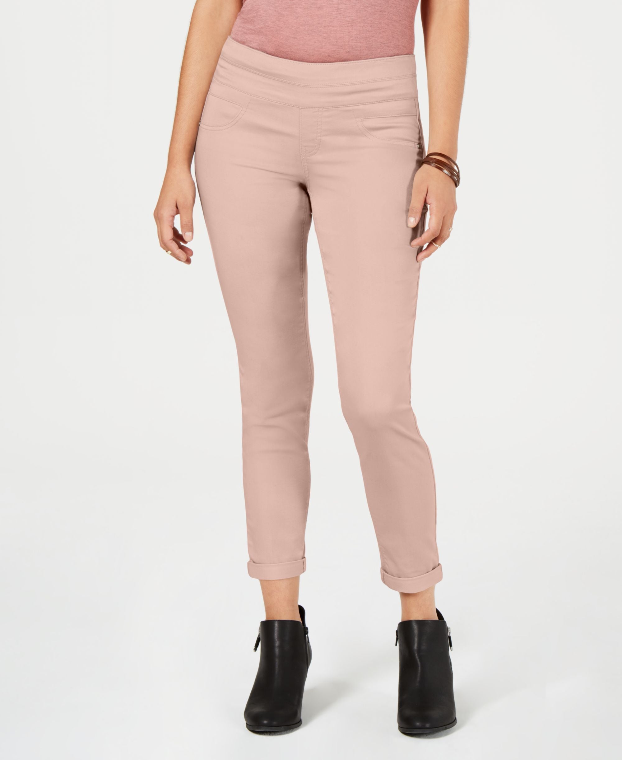 Rolled-Hem Skinny-Fit Signature Pants