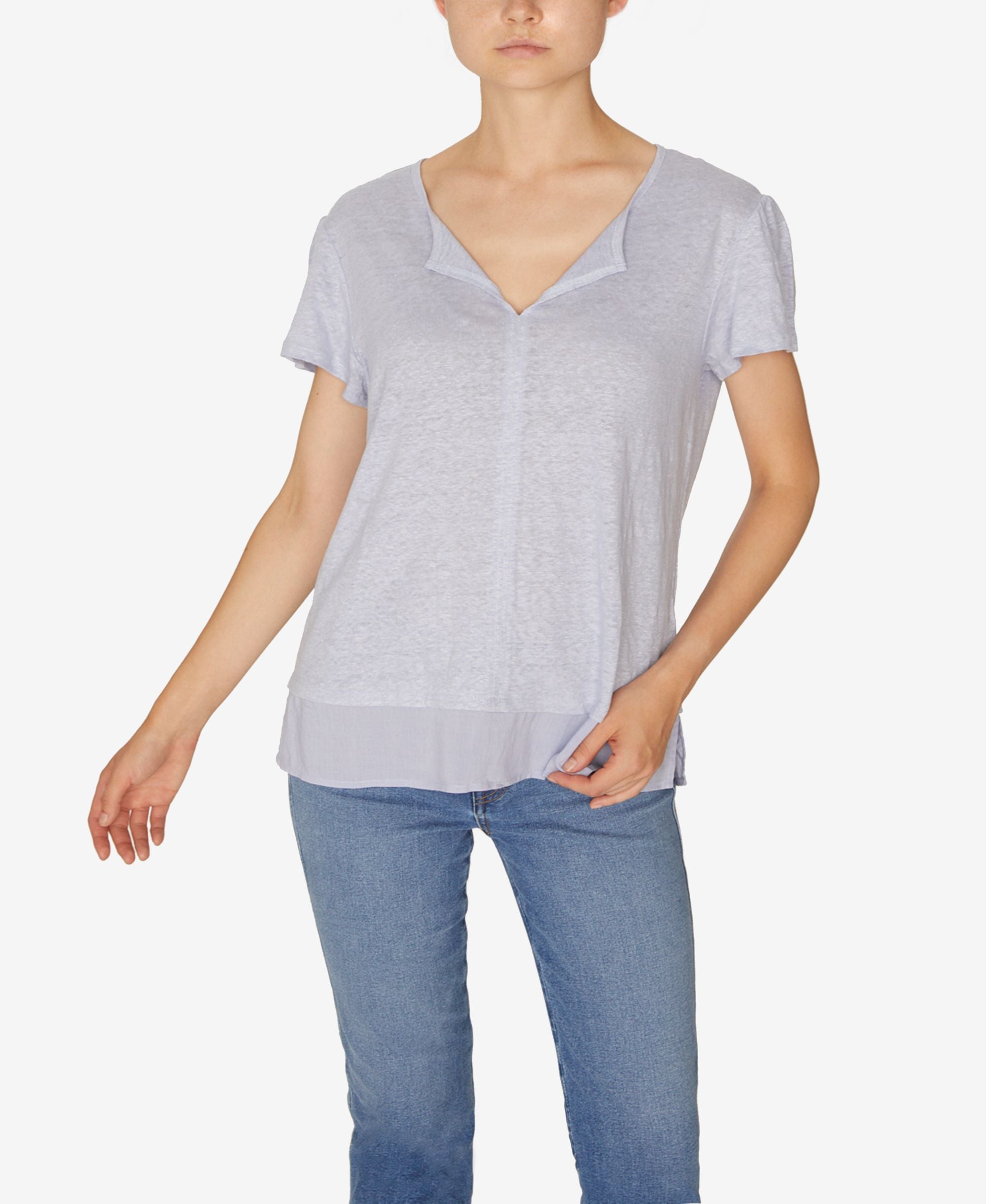 Sanctuary Uptown V Neck T-Modern Shirt