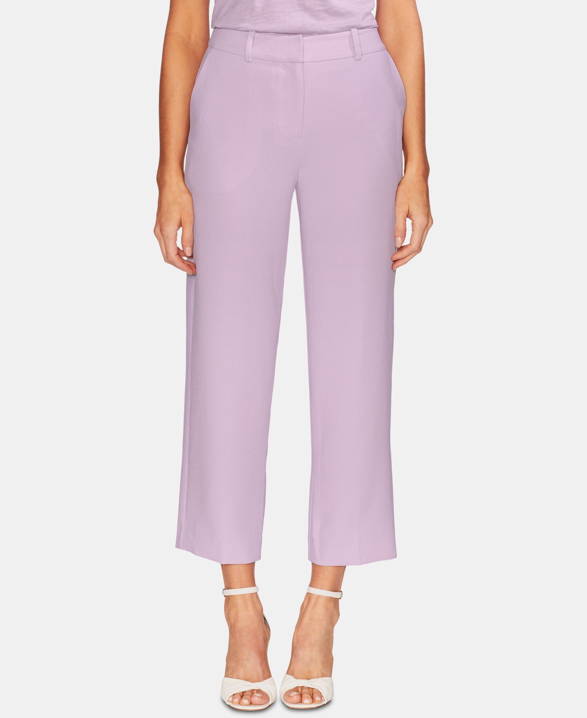 Vince Camuto Parisian Straight-Cut Signature Pants