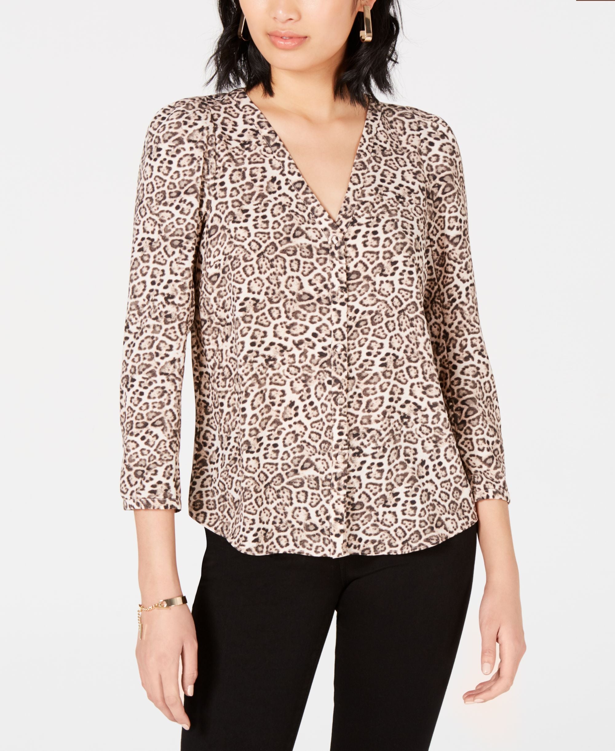 1.State Animal Print Modern Shirt