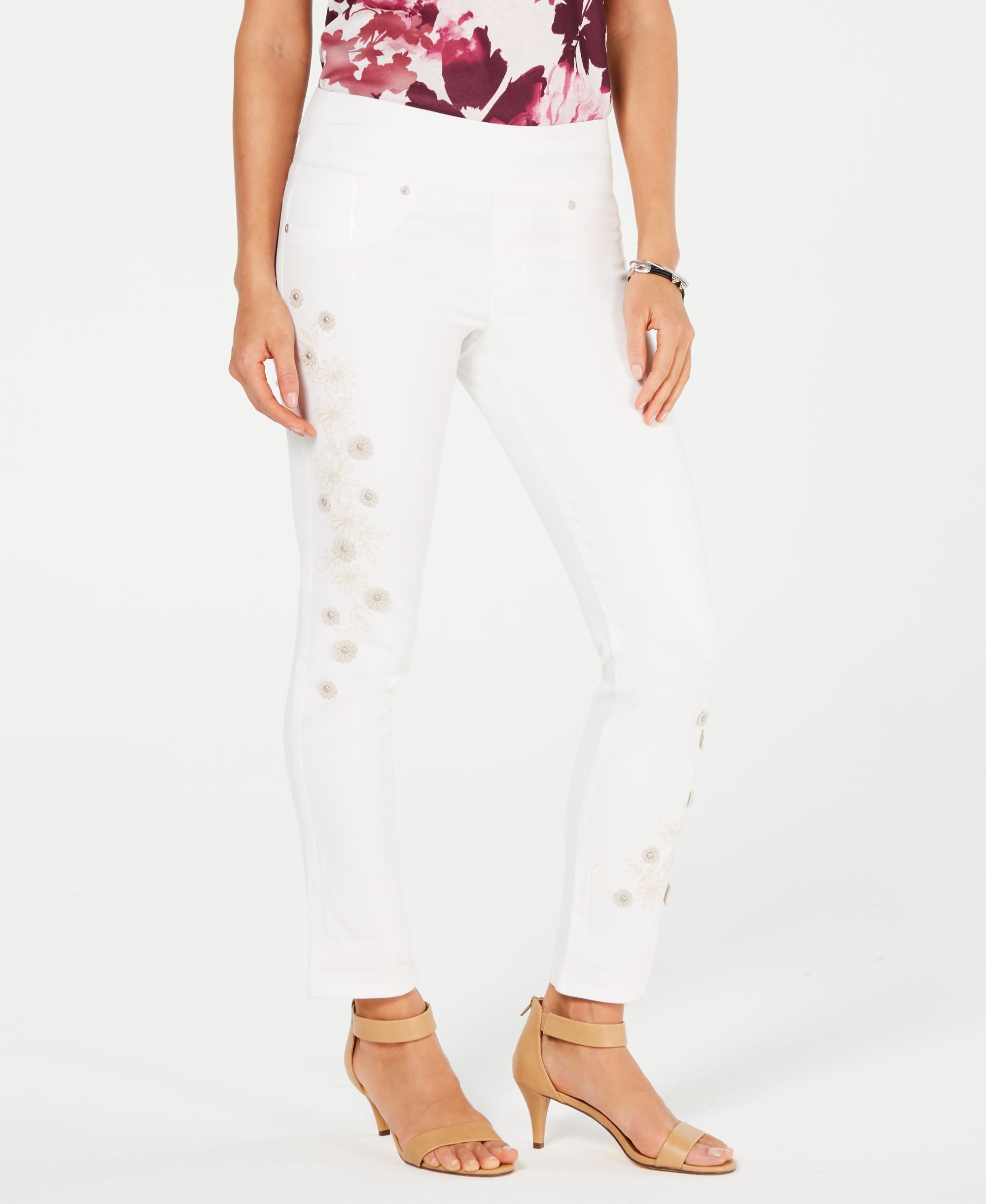 Style & Co Petite Darling Daisy Boyfriend Premium Jeans