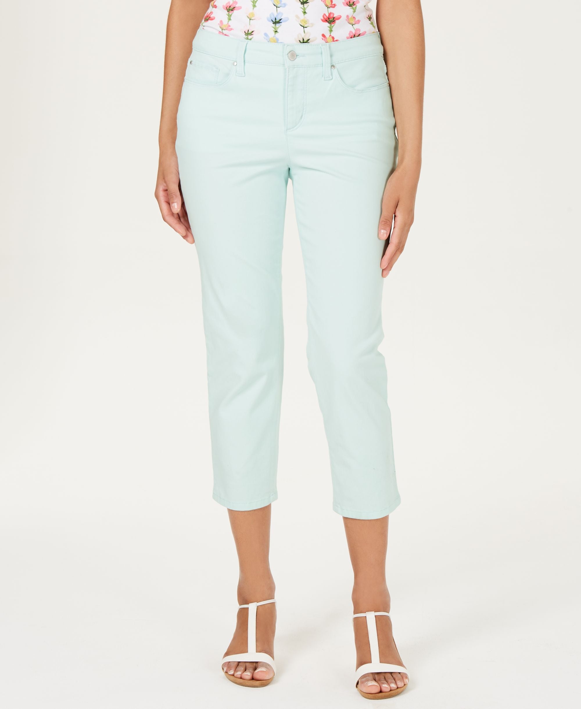 Petite Tummy-Control Bristol Capri-Length Premium Jeans