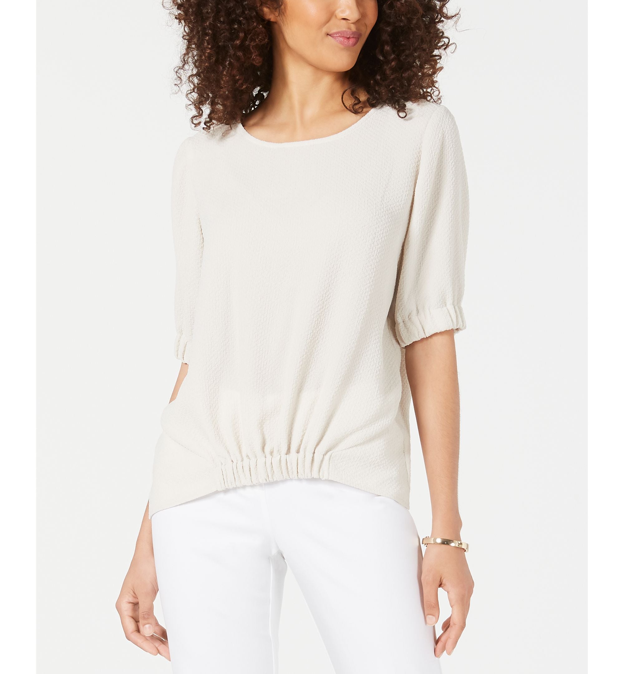 Alfani Scrunch Front Premium Top
