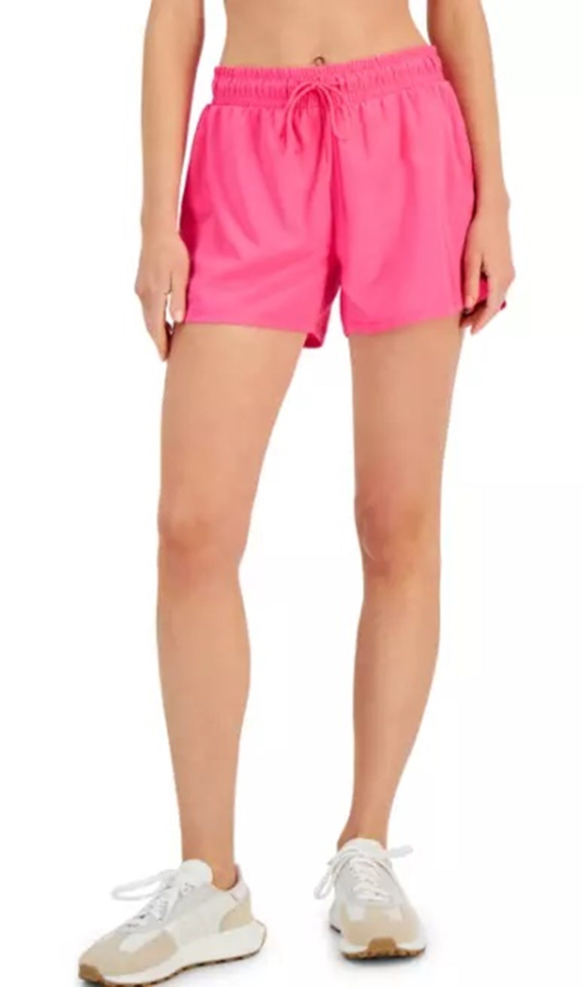 Id Ideology Womens Drawstring Running Premium Shorts