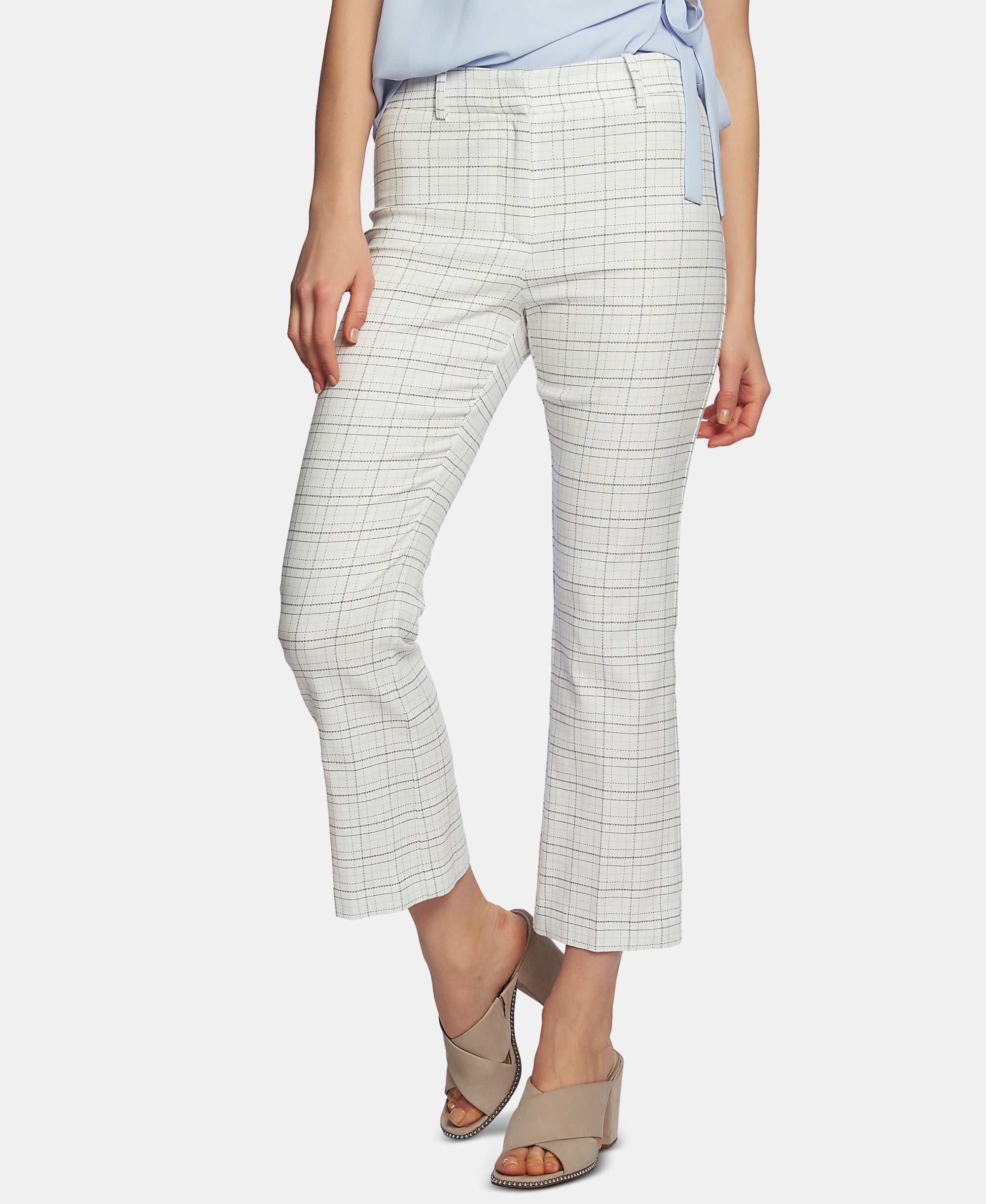 1.State Windowpane Check Ankle Signature Pants