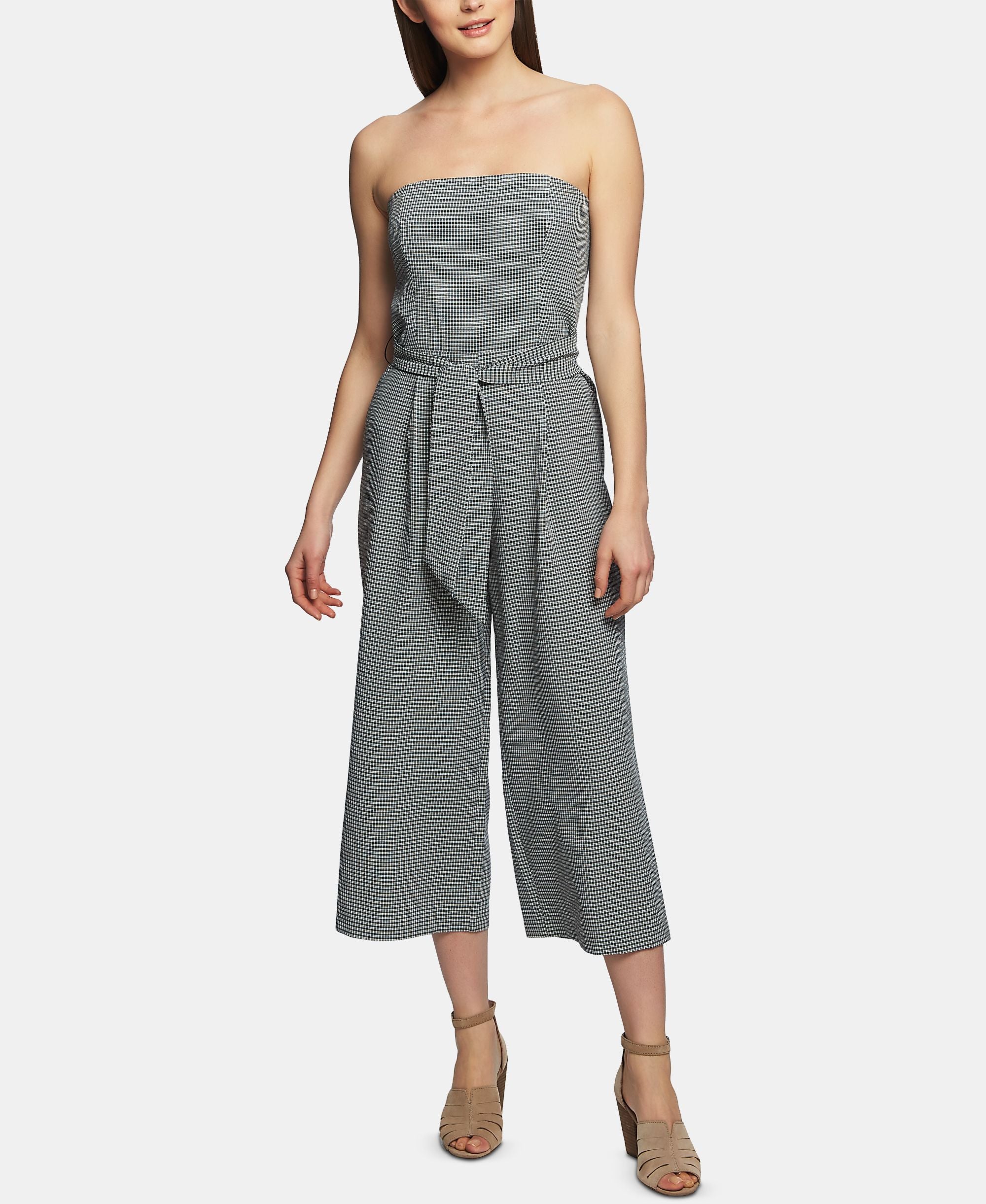 1.State Strapless Wide-Leg Jumpsuit