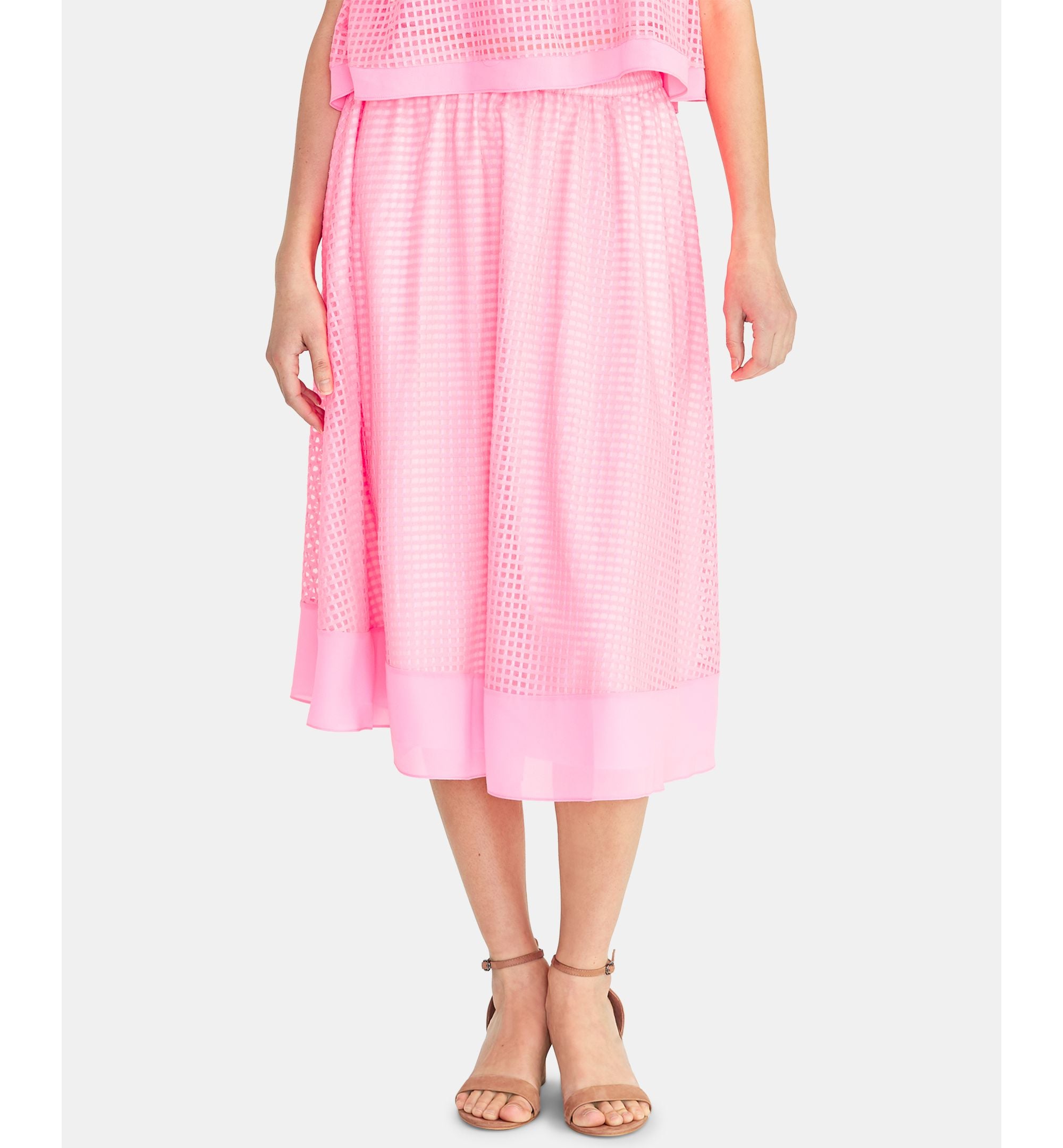 Rachel Rachel Roy Ilia Grid Modern Skirt