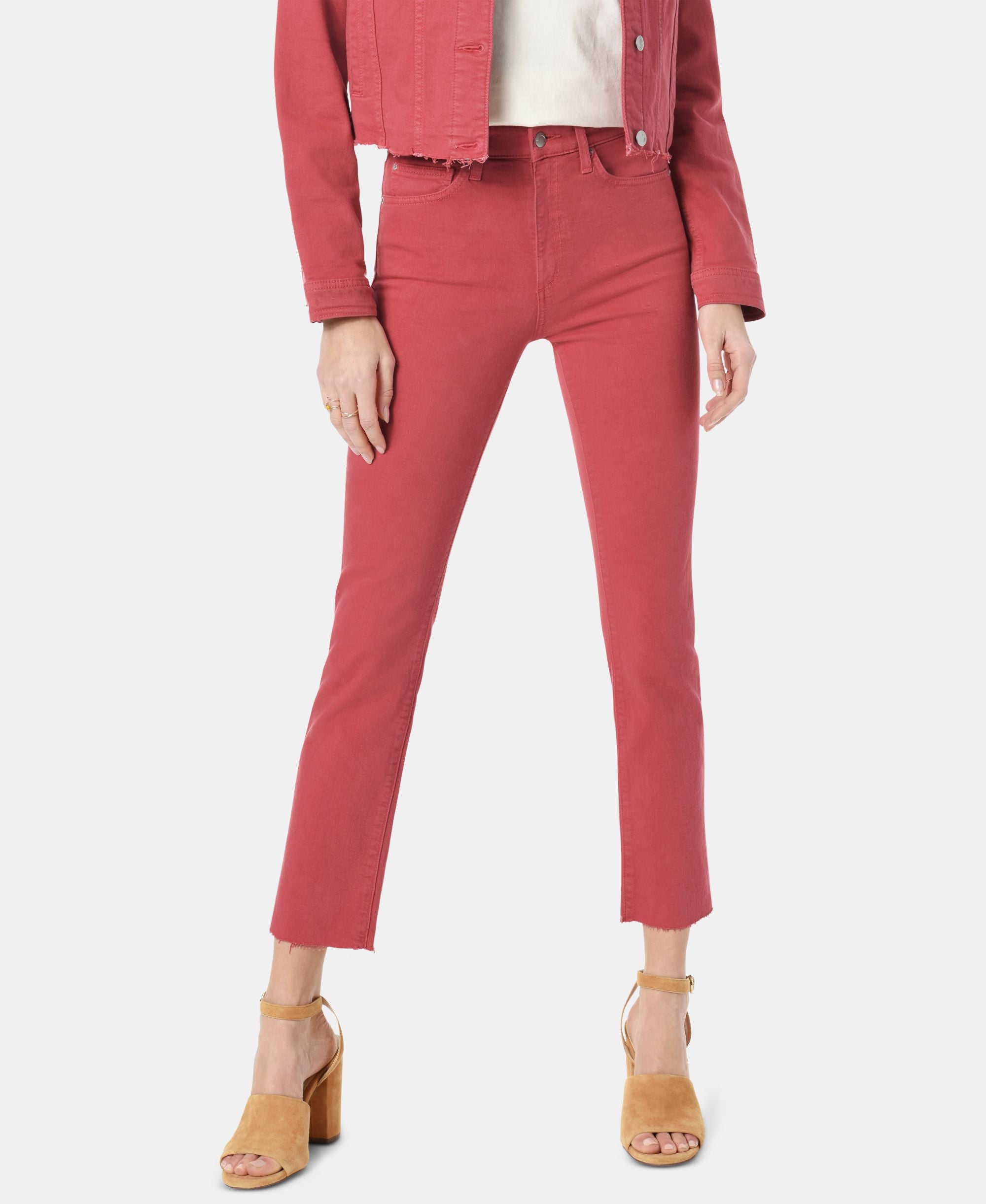 The Milla Raw-Hem Ankle Premium Jeans