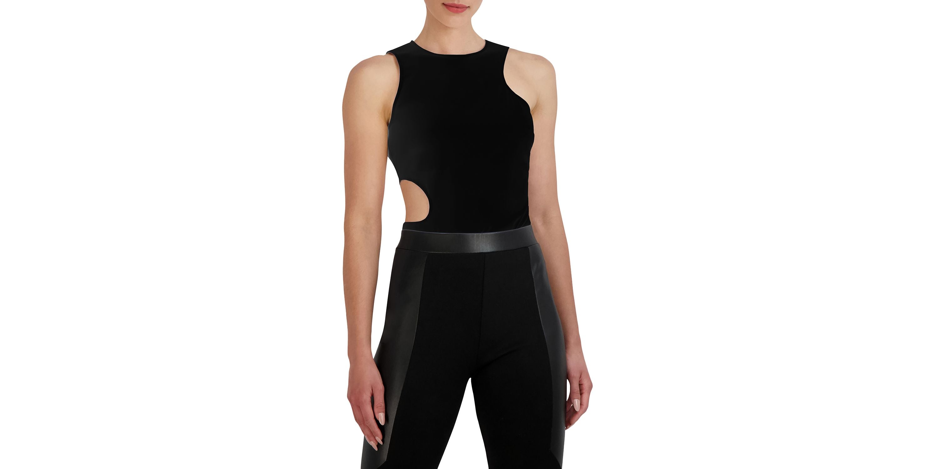Bcbgmaxazria Cutout Knit Bodysuit