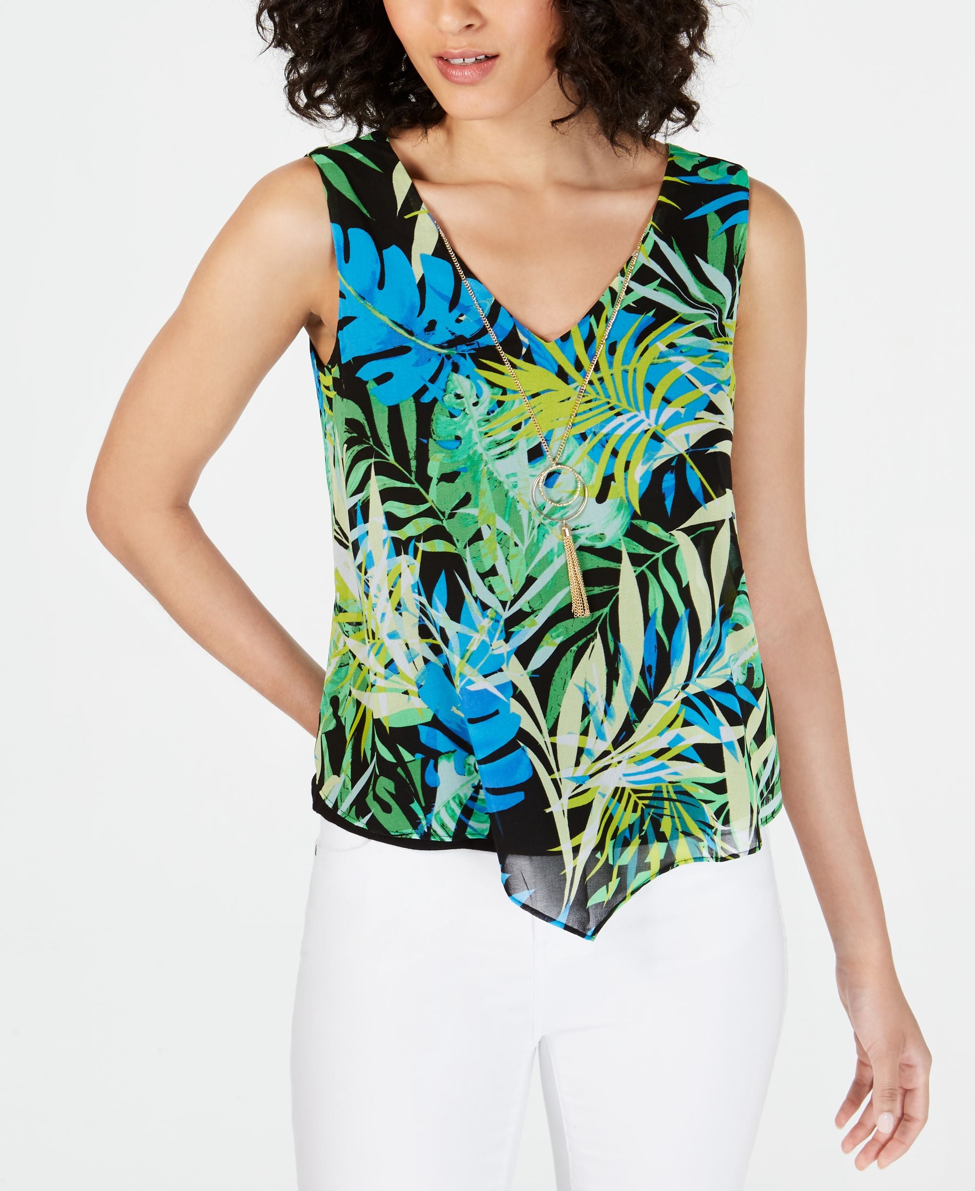 Thalia Sodi Necklace Tank Premium Top