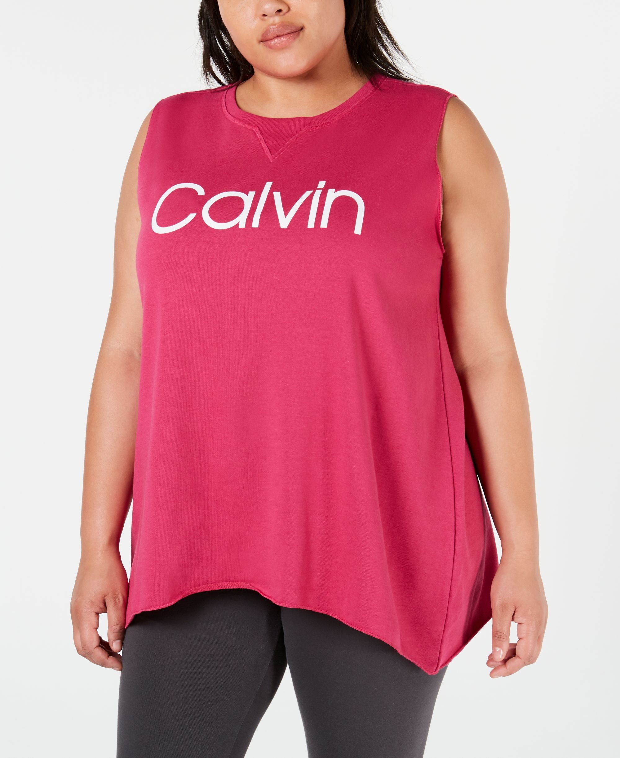 Calvin Klein Performance Plus Size Sleeveless T-Modern Shirt