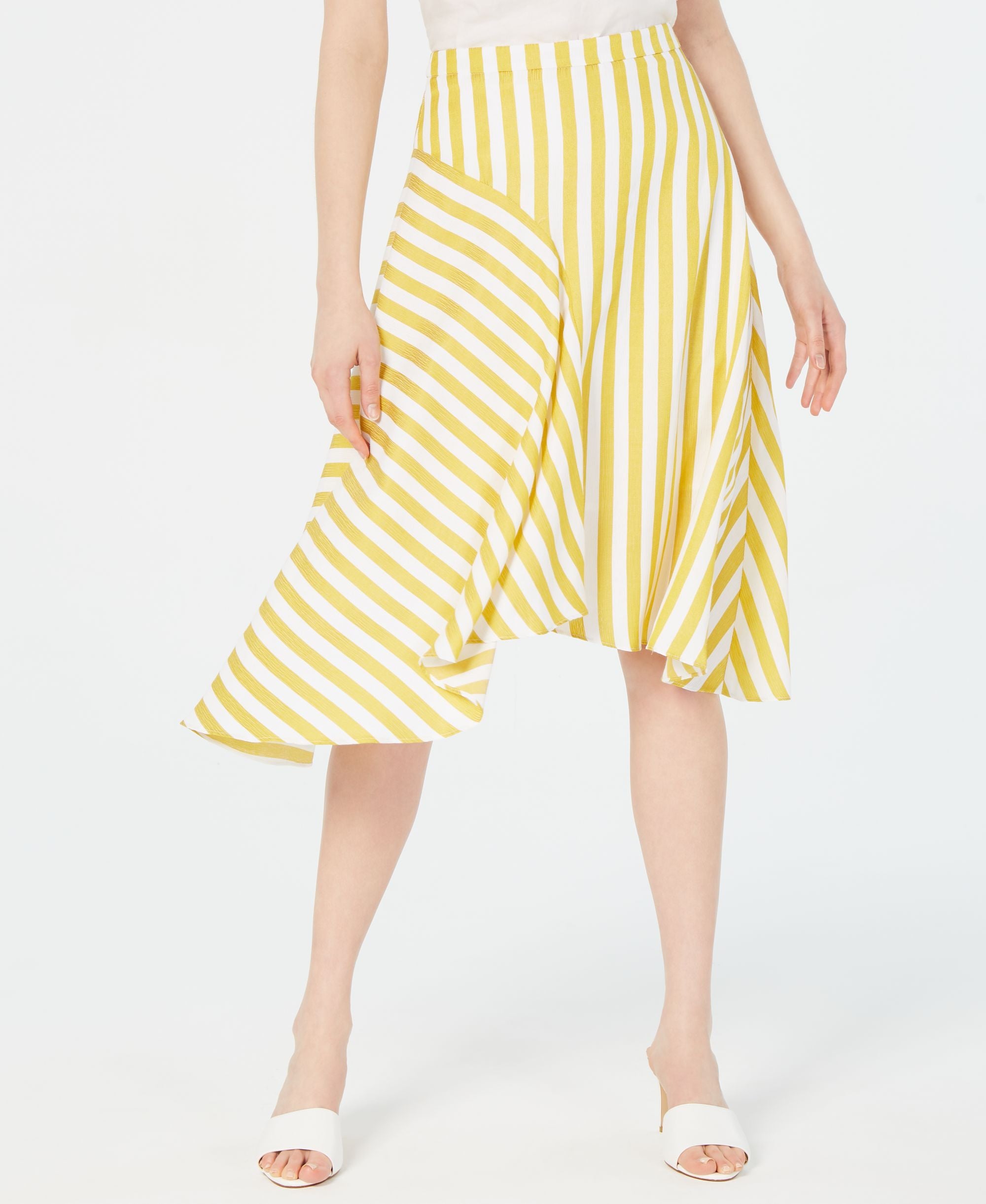 Maya Striped Modern Skirt