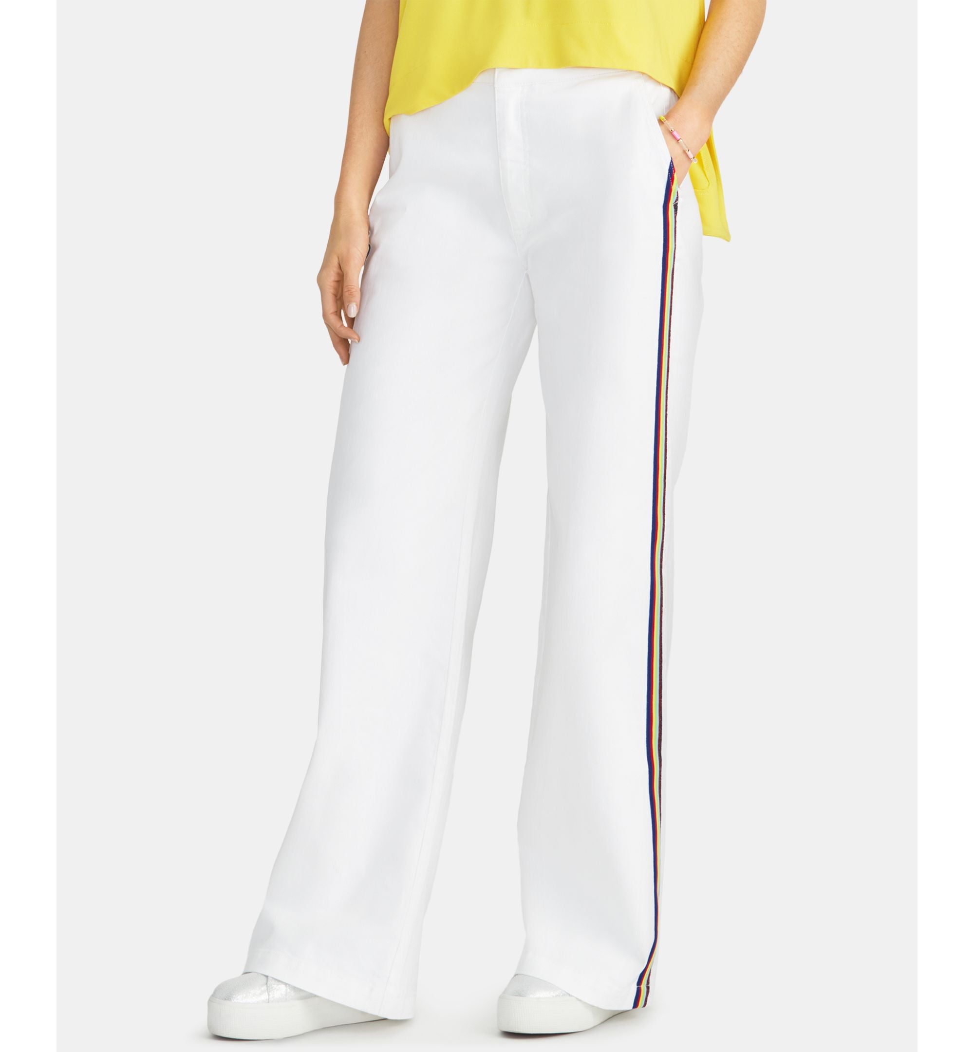 Rachel Rachel Roy Kelly Rainbow Striped Signature Pants