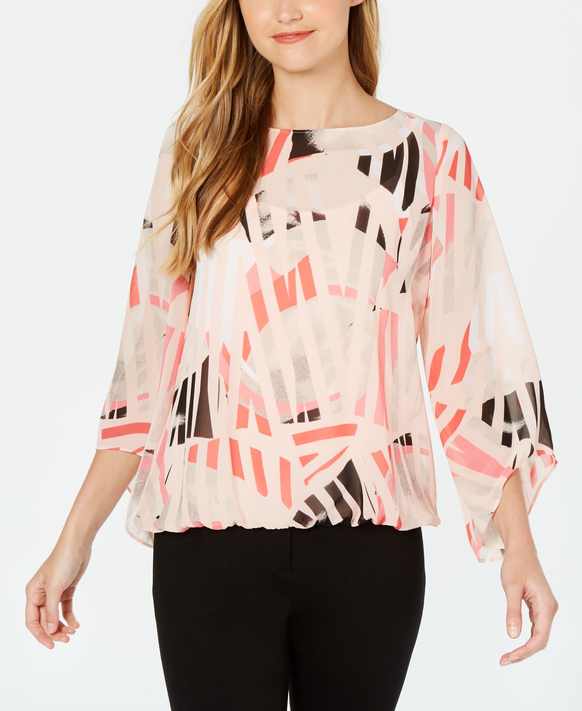 Printed Bubble Premium Top