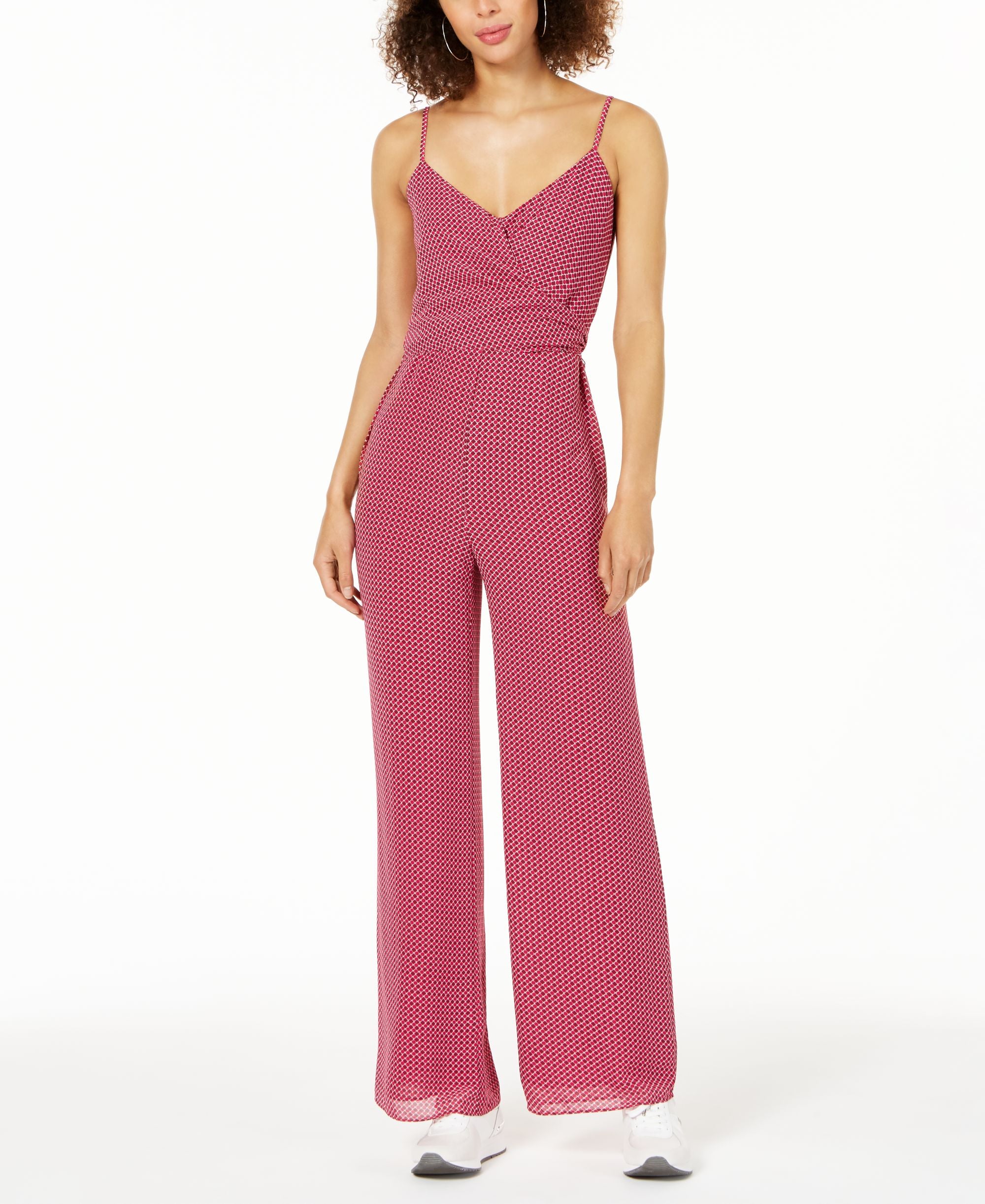 Michael Michael Kors Dotted Wide-Leg Jumpsuit