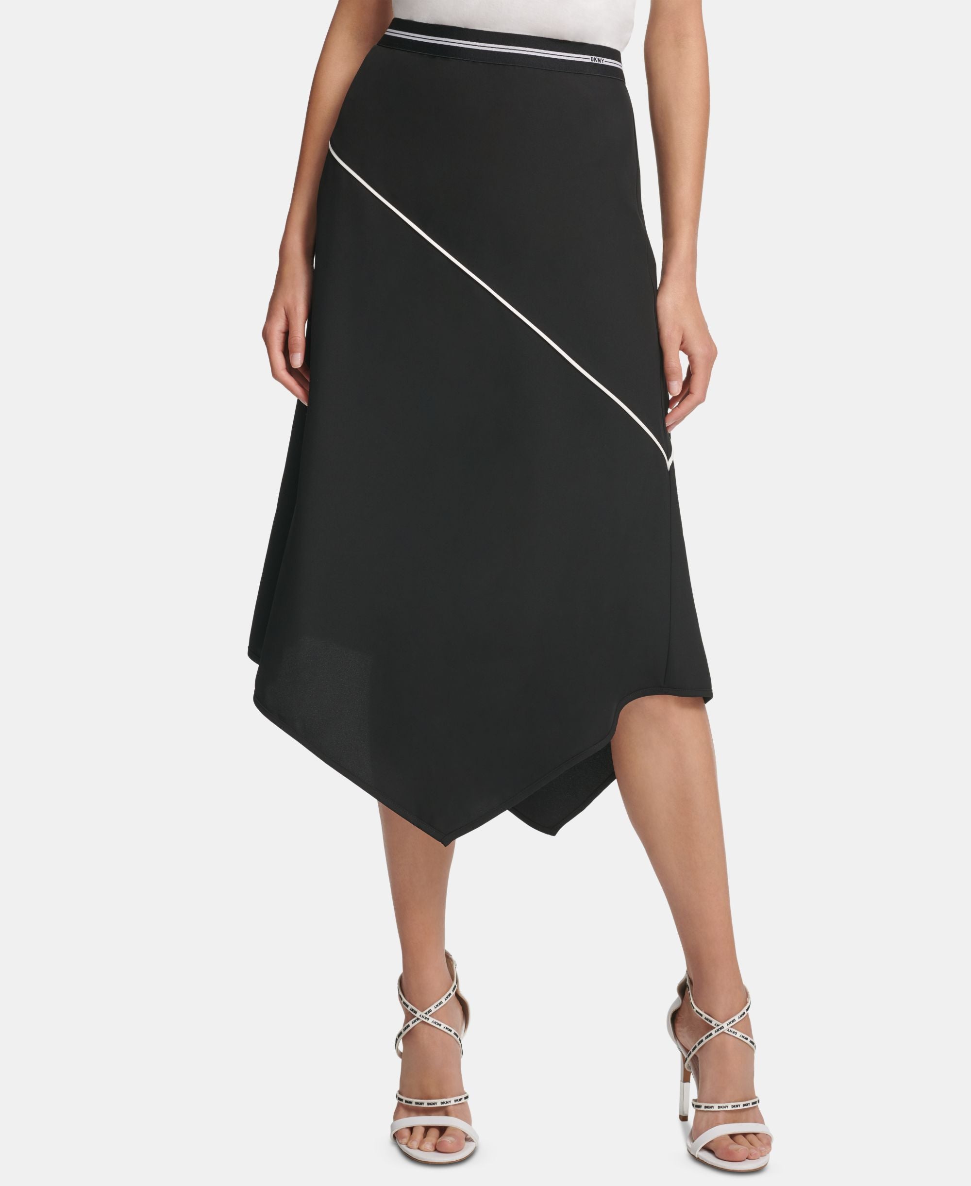 DKNY Asymmetrical Midi Modern Skirt