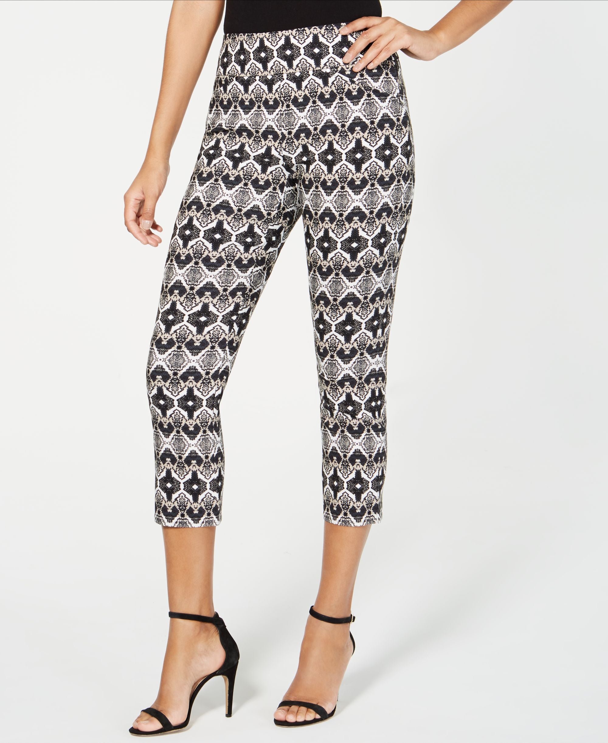 INC Cropped Skinny-Fit Signature Pants