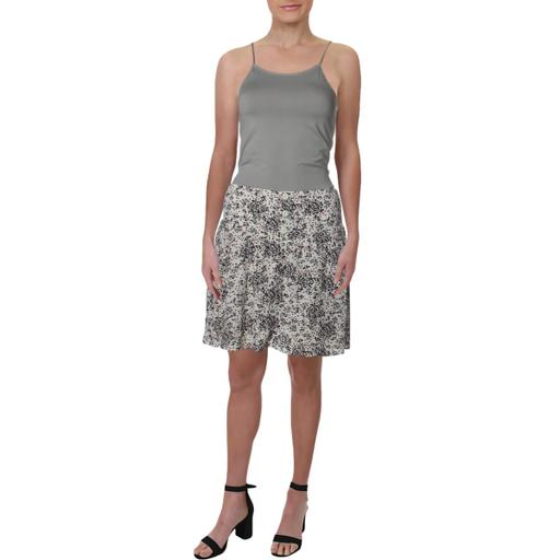 Style & Co. Womens Ruched Split Hem Maxi Modern Skirt