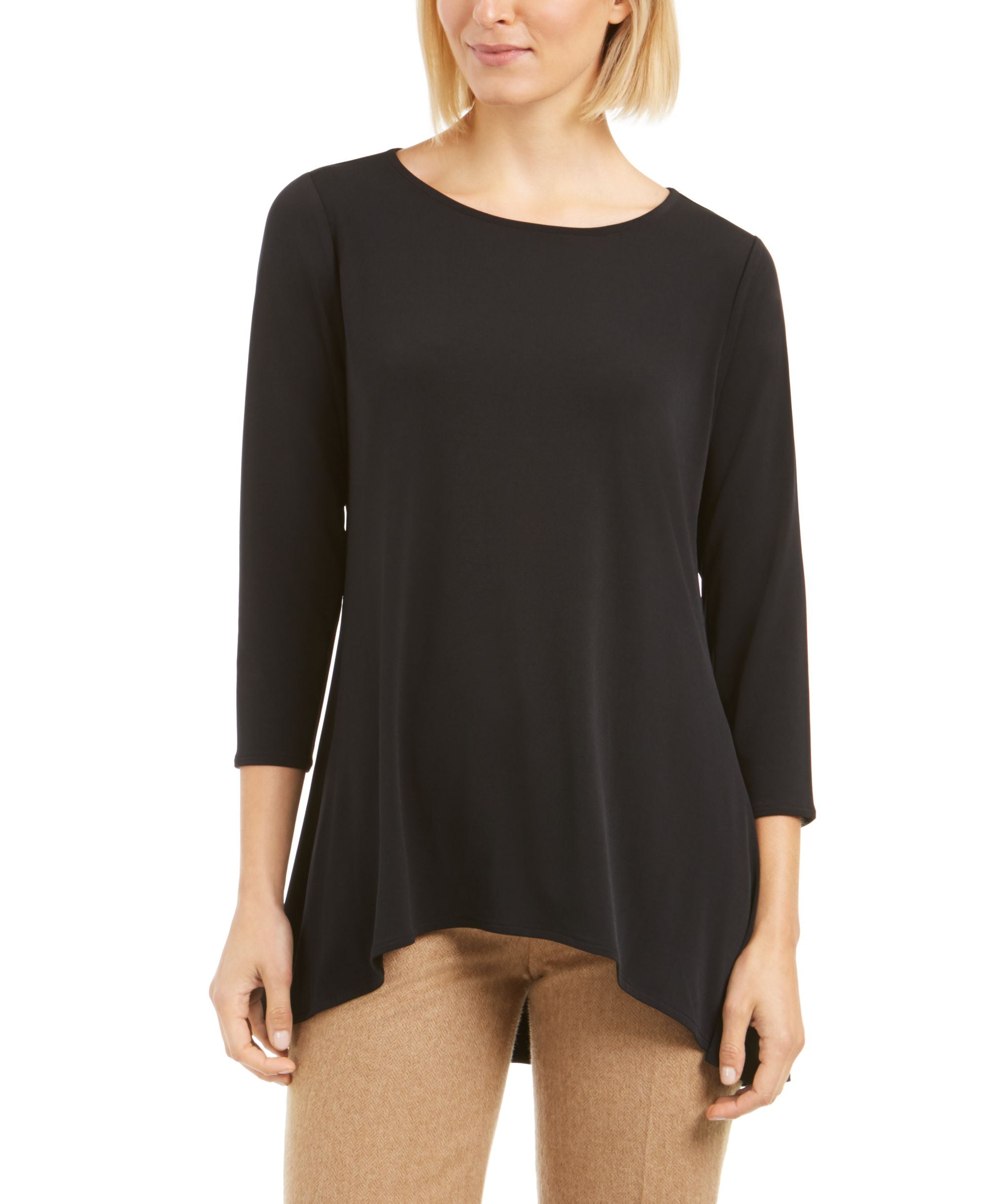 Alfani Petite Solid Swing Premium Top