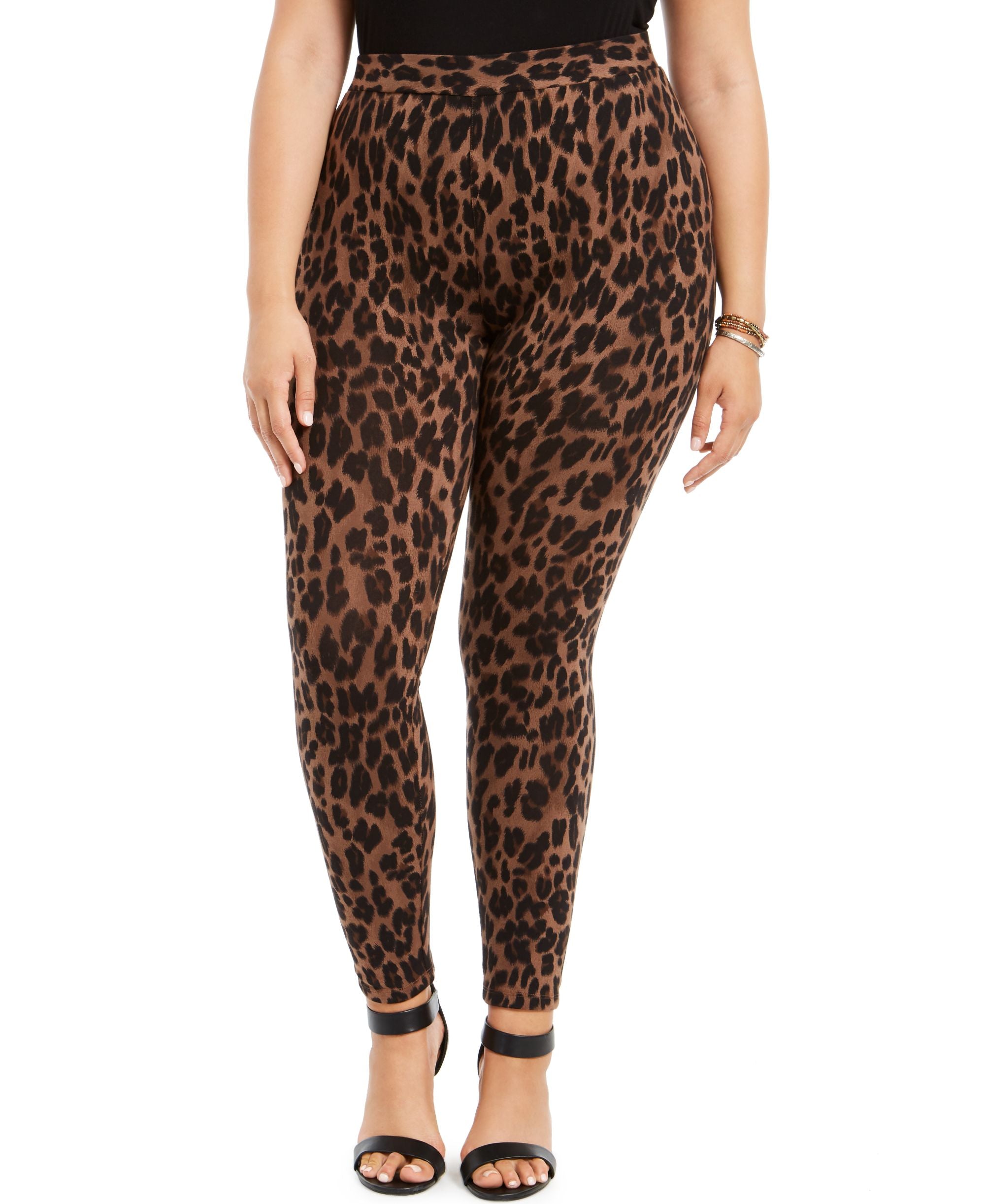 Style & Co Plus Size Essential Printed Leggings