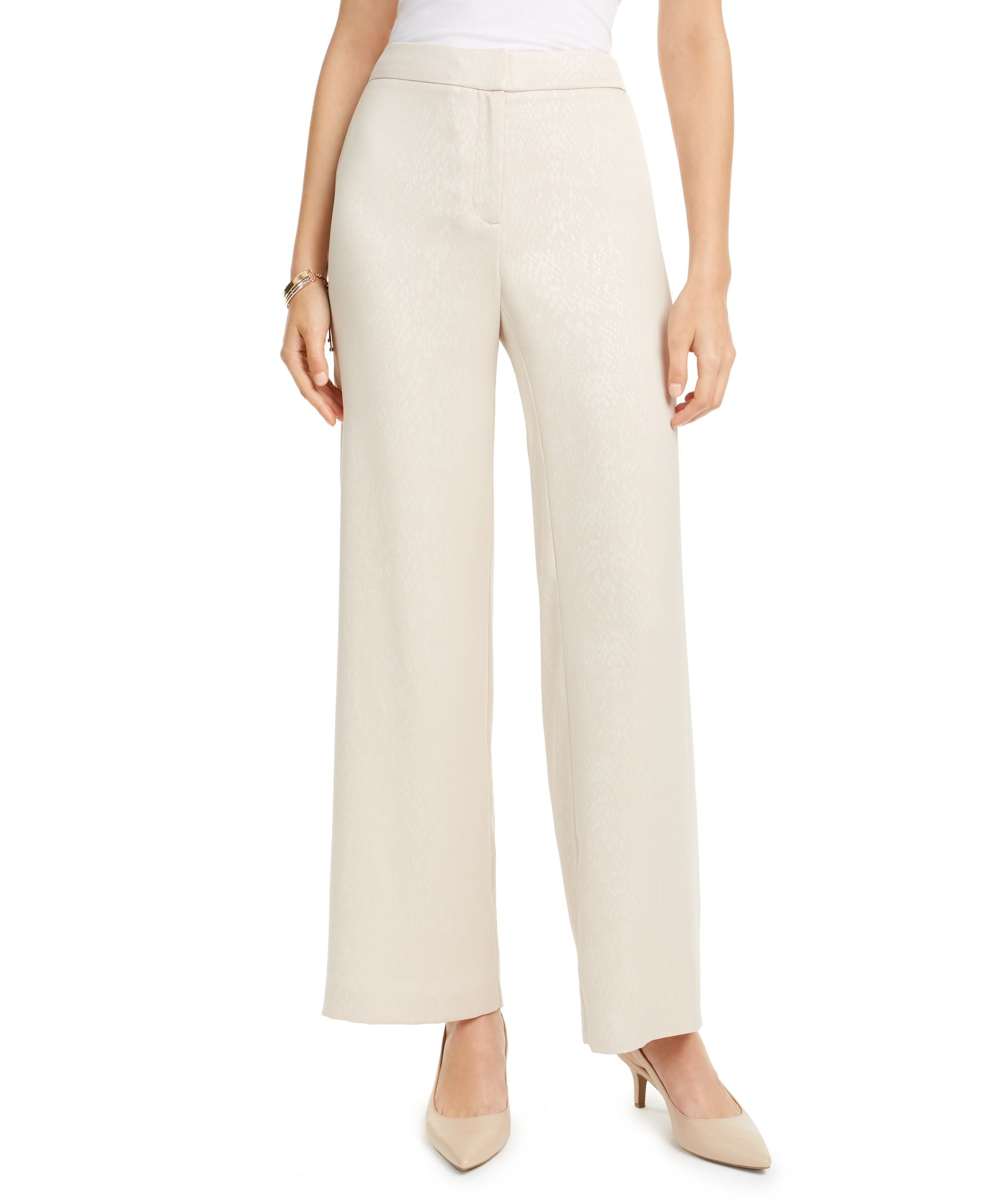 Alfani Wide-Leg Signature Pants