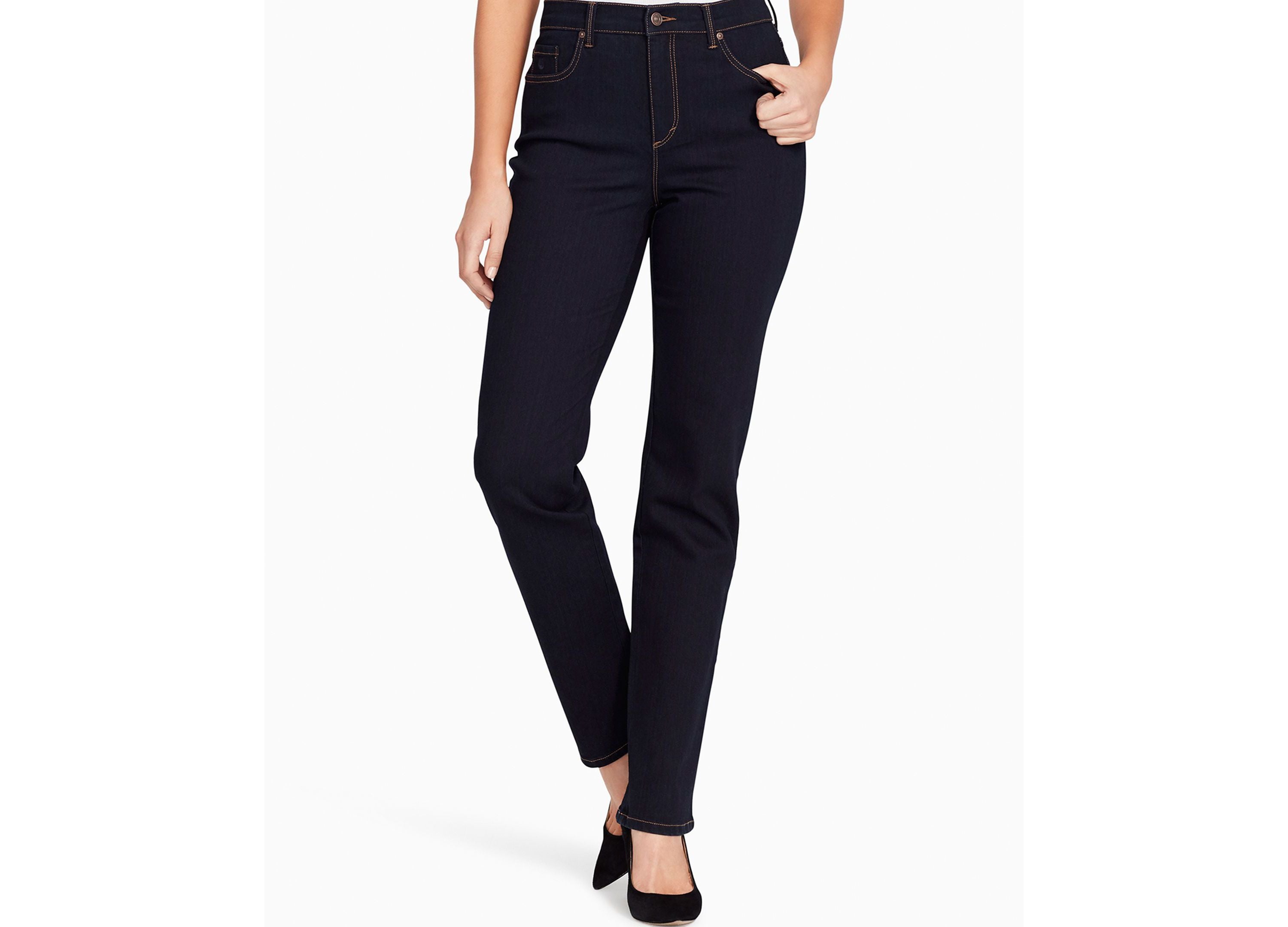 Women's Amanda Timeless Straight Premium Jeans, in Regular, Short & Long