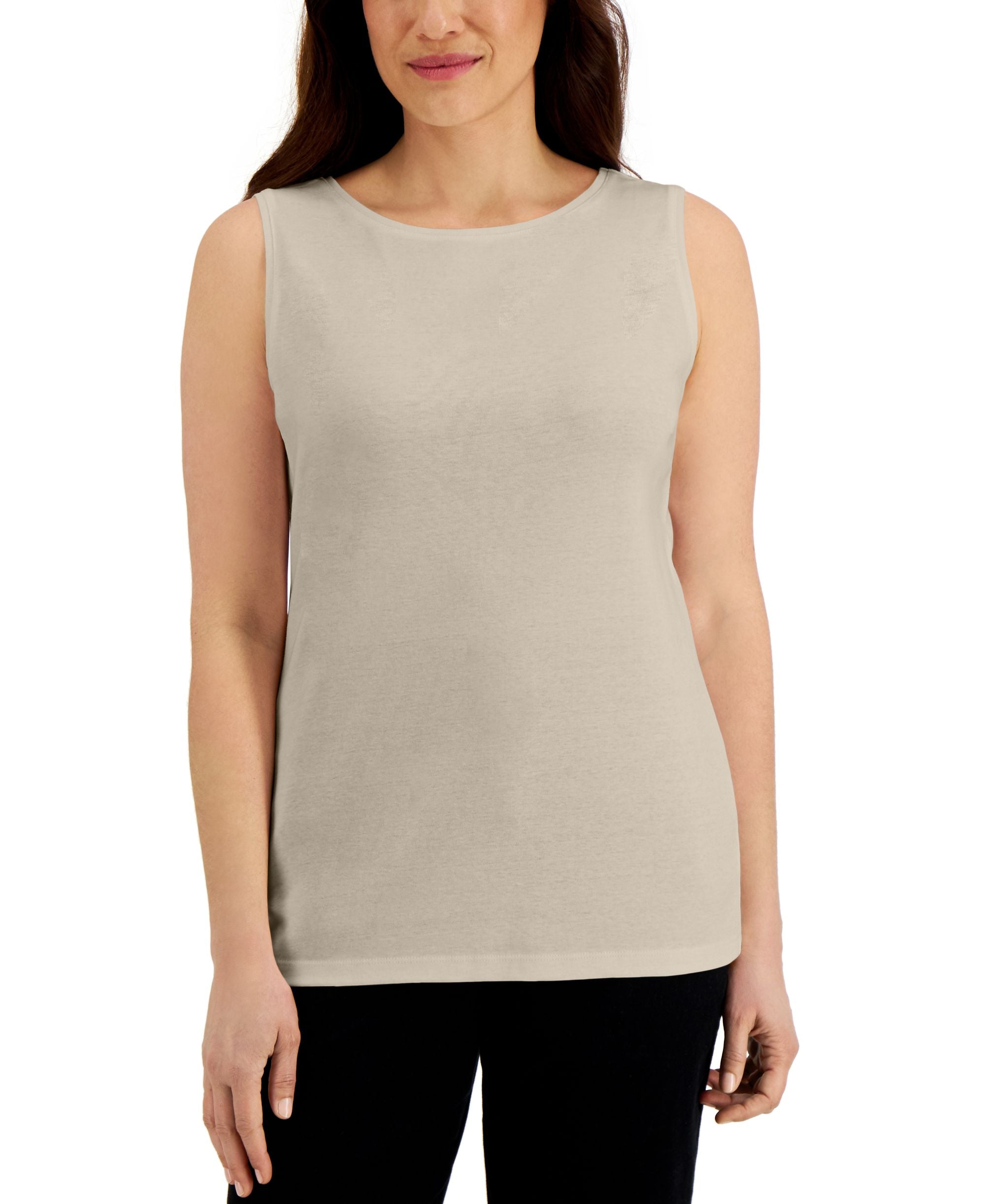 Cotton Scoop-Neck Premium Top