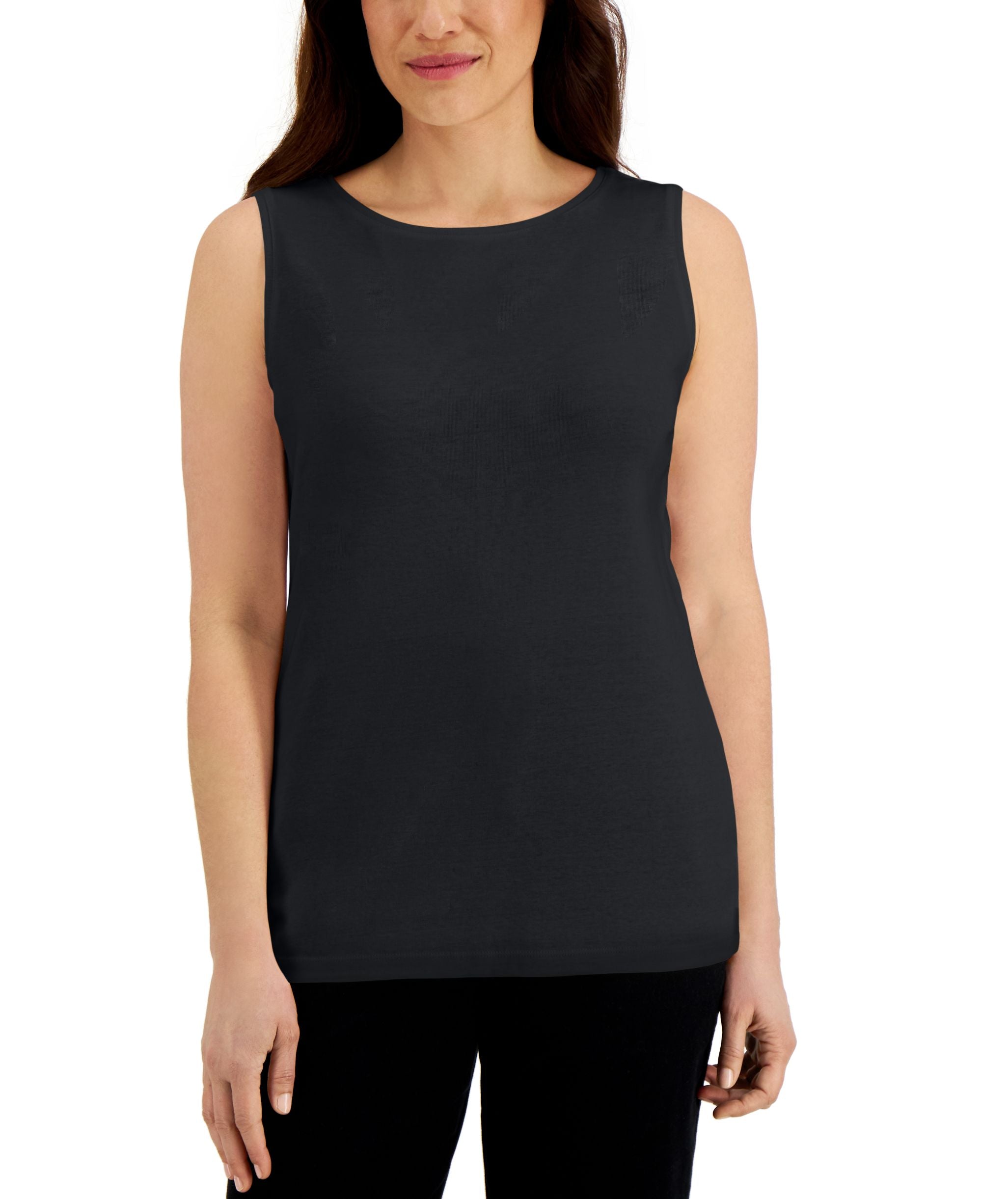 Cotton Scoop-Neck Premium Top