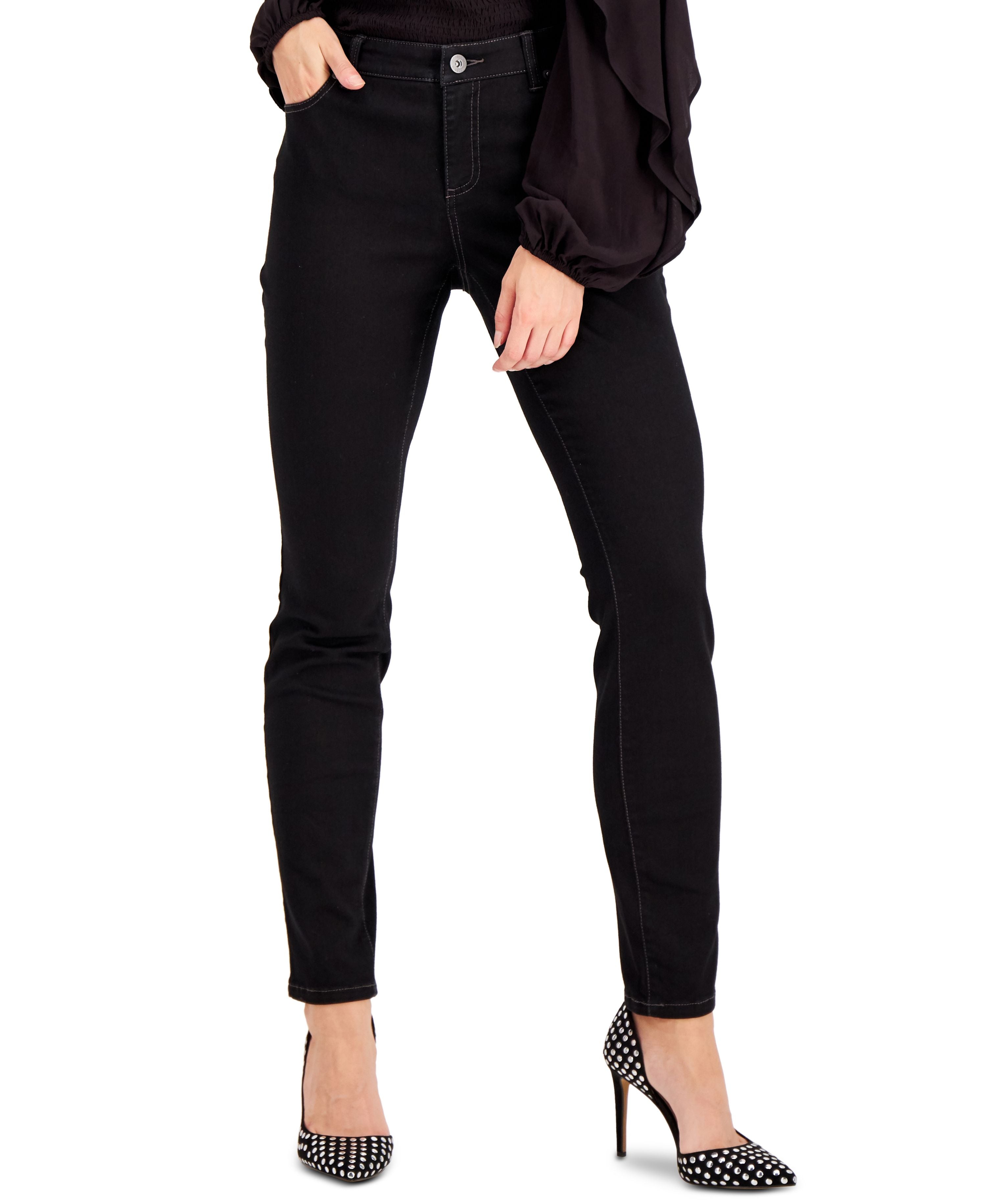 Petite Mid Rise Skinny-Fit Premium Jeans