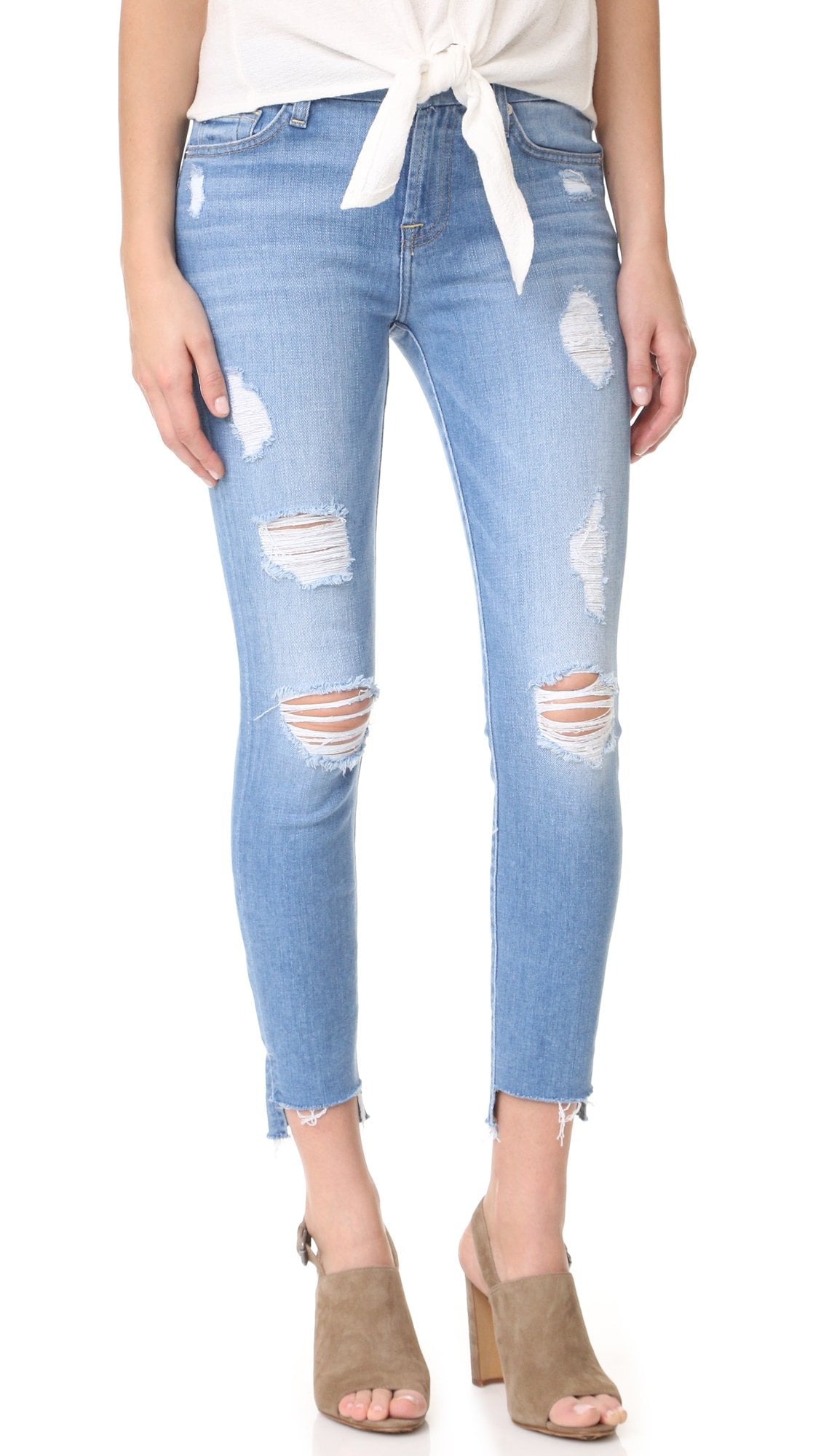 Step Hem Ankle Skinny-Fit Premium Jeans