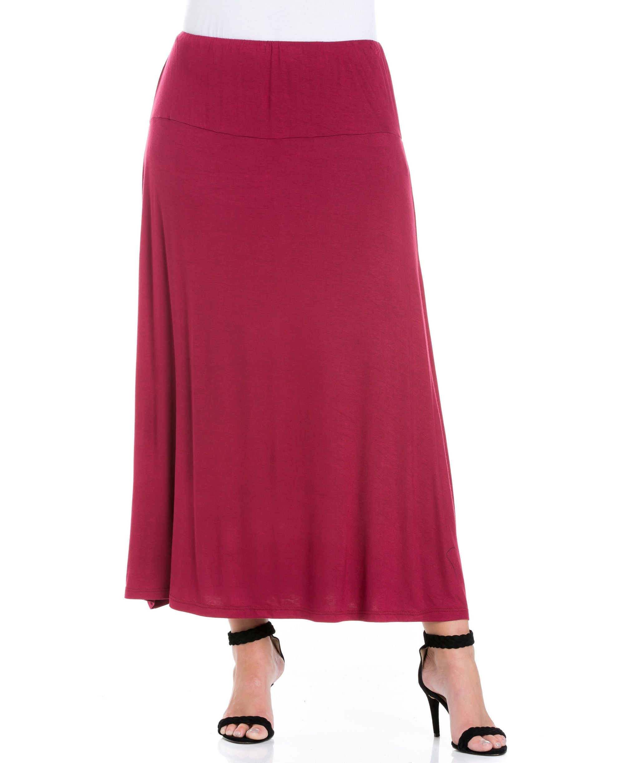 Plus Size Maxi Modern Skirt