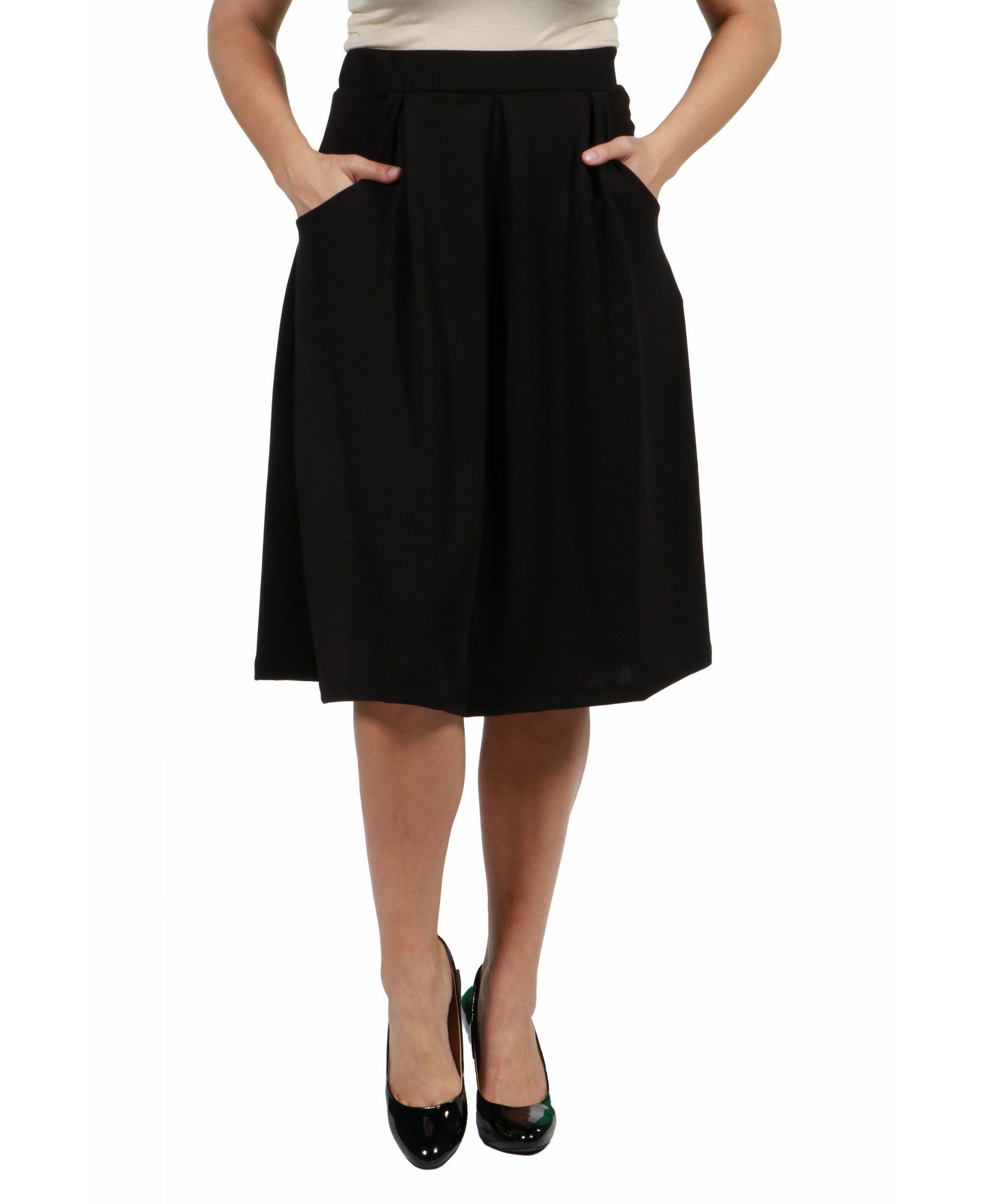 Women's Plus Size Timeless Knee Length Modern Skirt