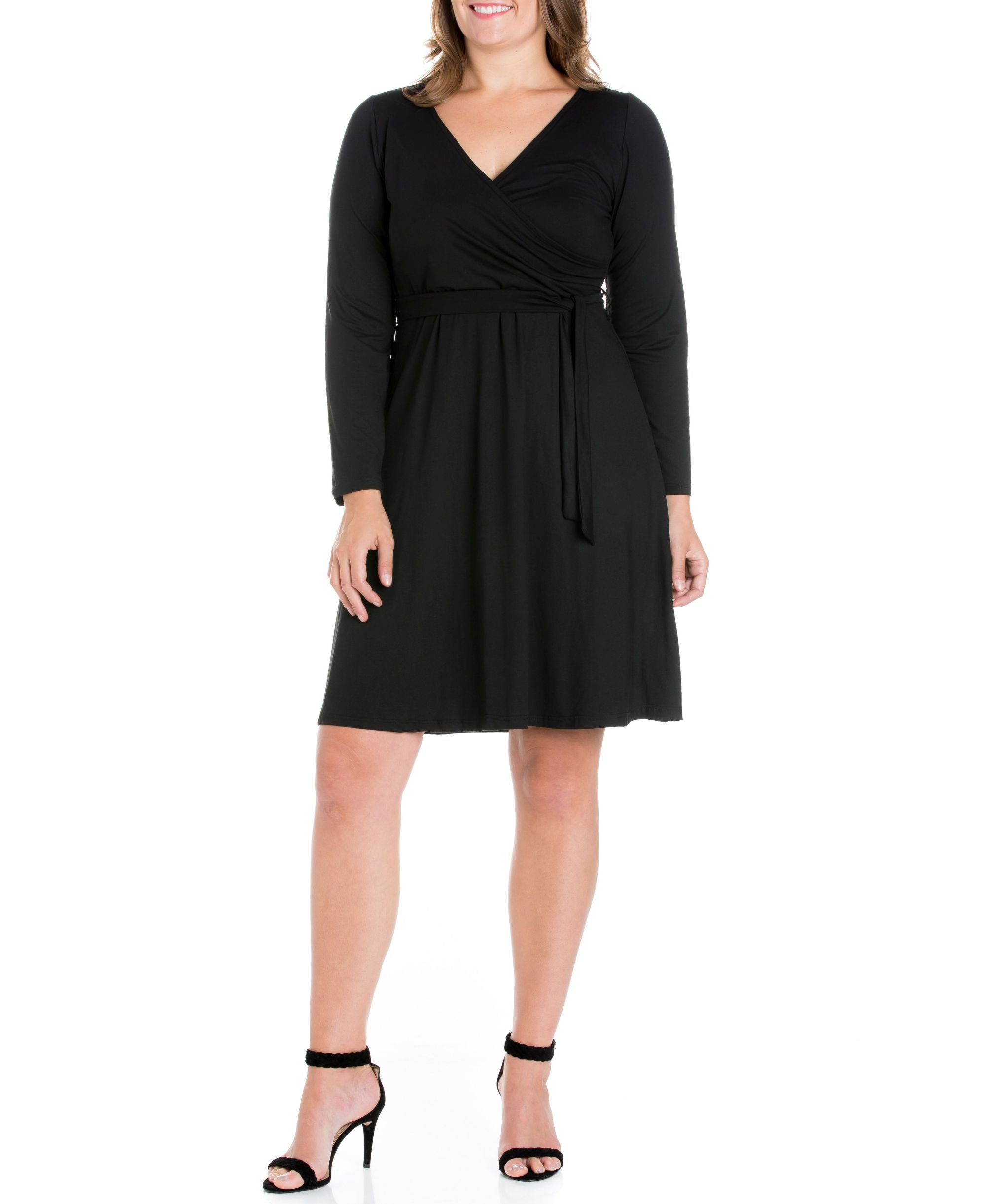 Women's Plus Size Timeless Belted Dress