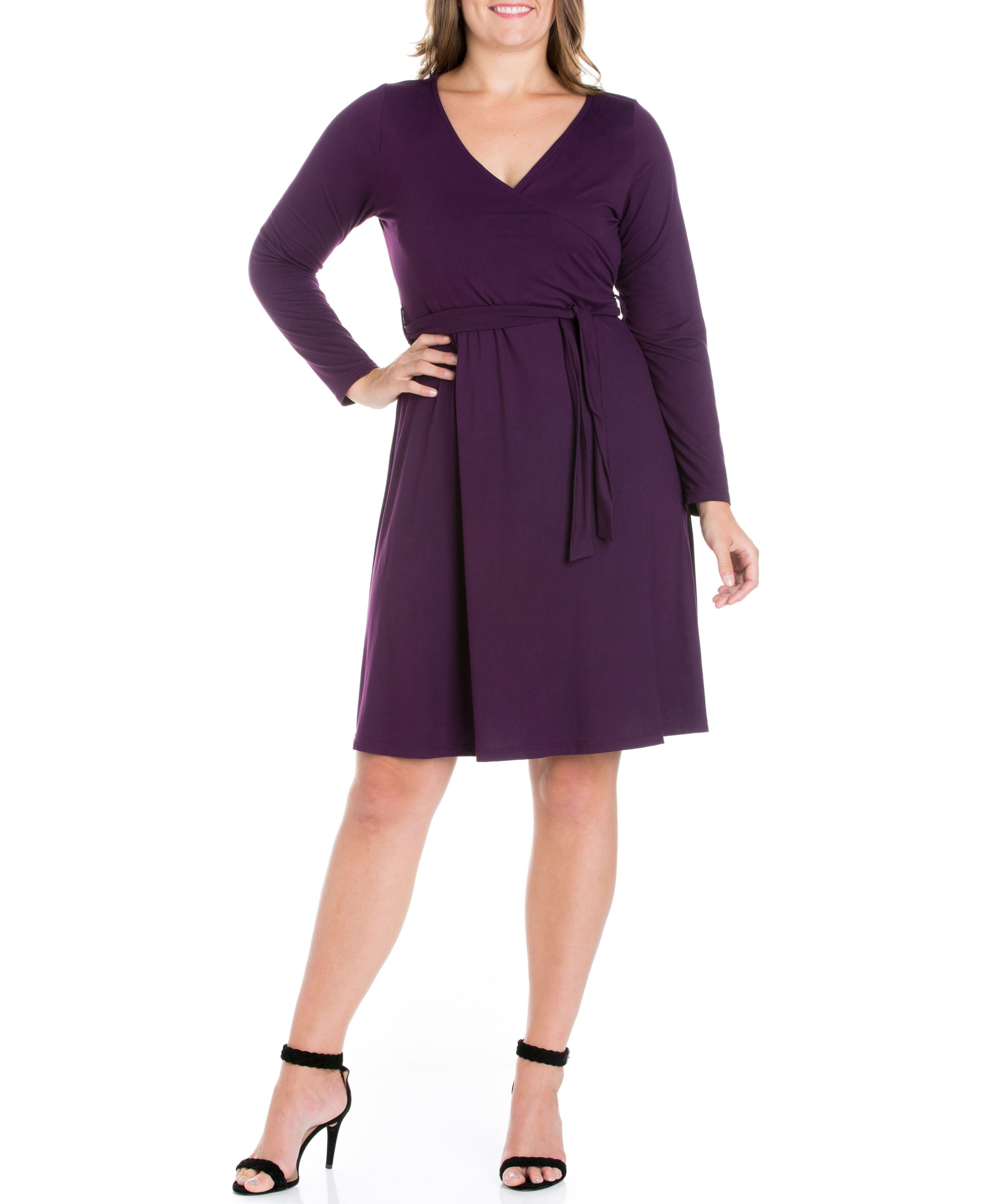 Women's Plus Size Timeless Belted Dress