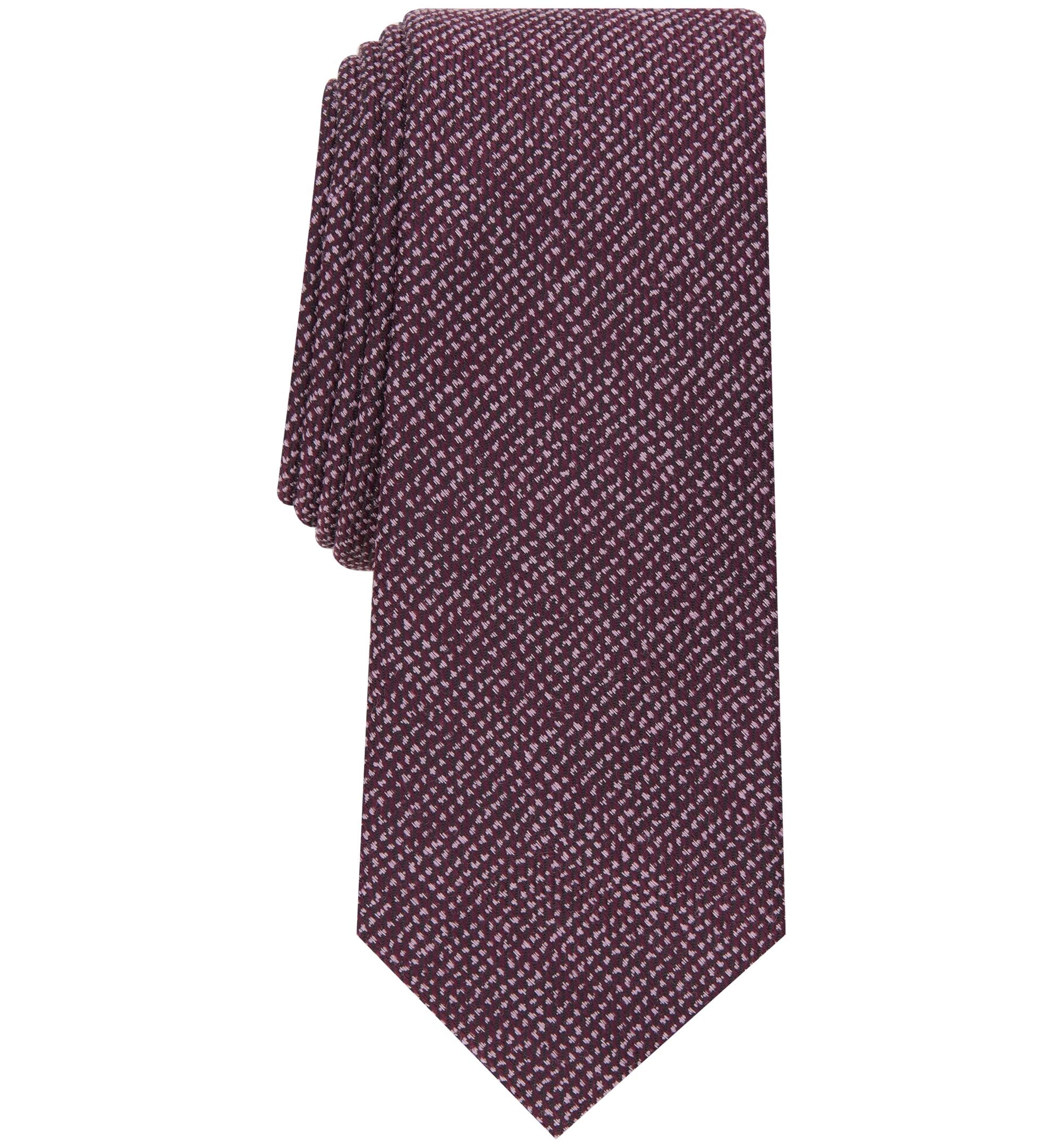 Men's Slim-Cut Textured Tie